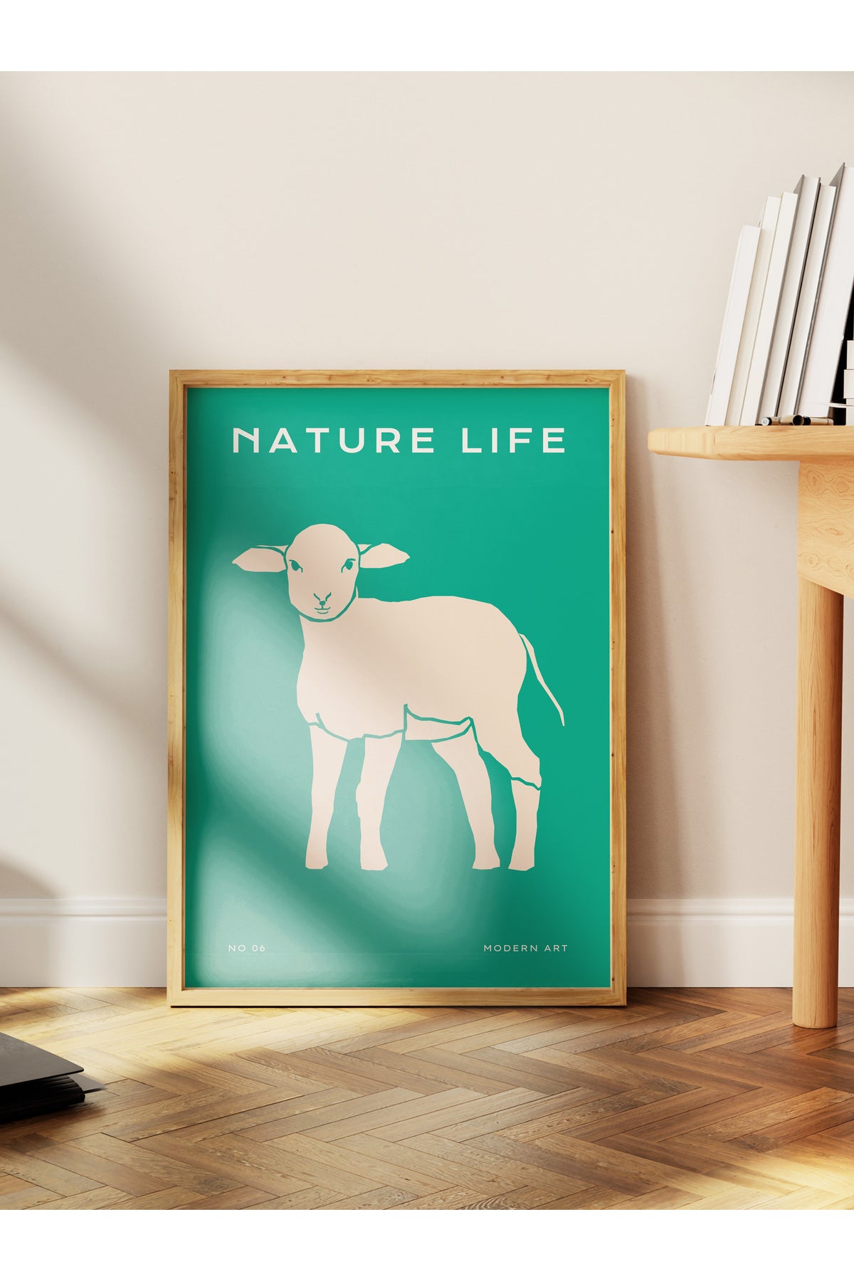 Estetik Duvar Posteri - Estetik Çizim Çerçevesiz Poster - Yatak Odası, Salon, Mutfak Duvar Dekoru