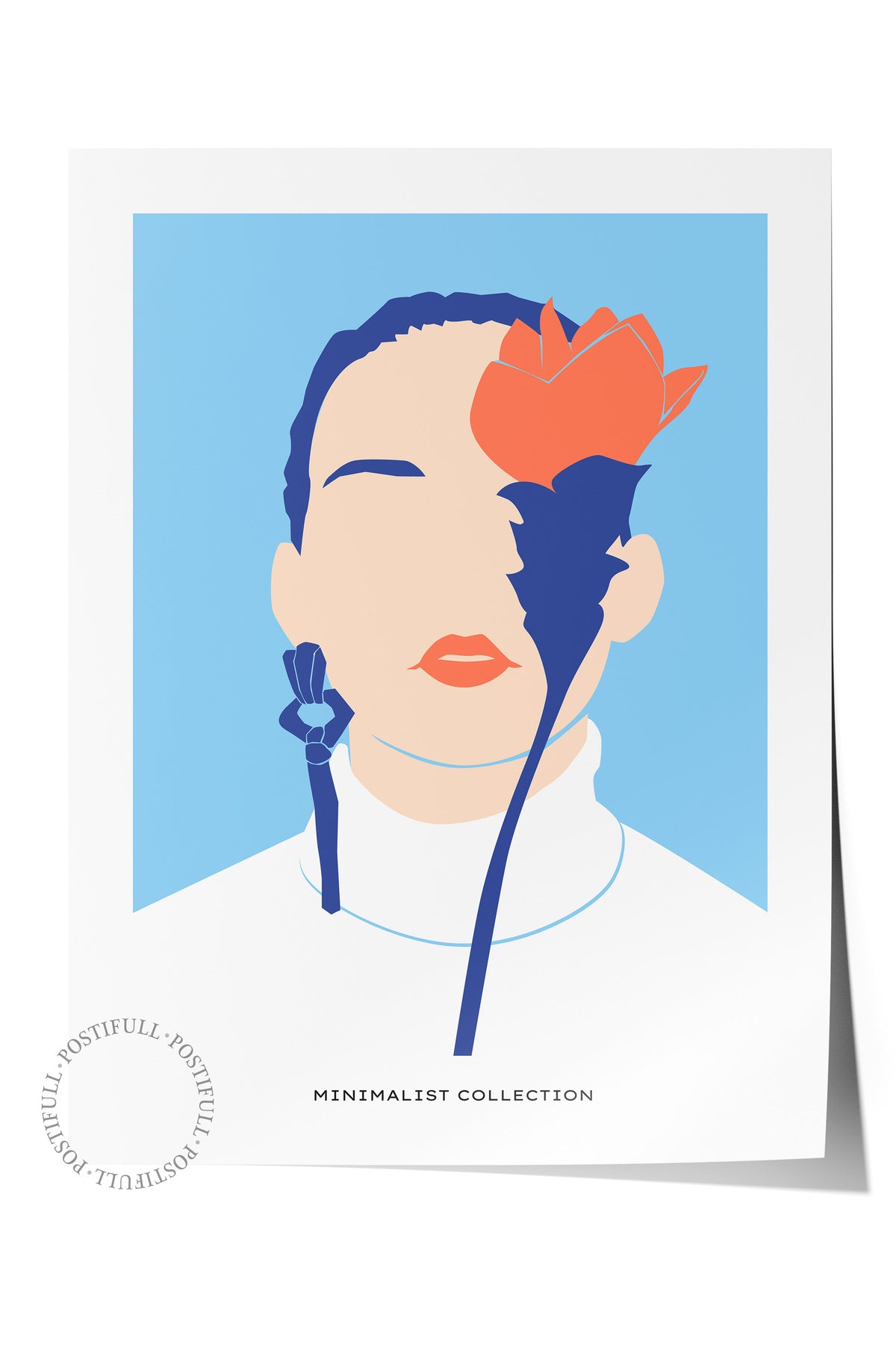 Estetik Duvar Posteri - Estetik Çizim Çerçevesiz Poster - Yatak Odası, Salon, Mutfak Duvar Dekoru