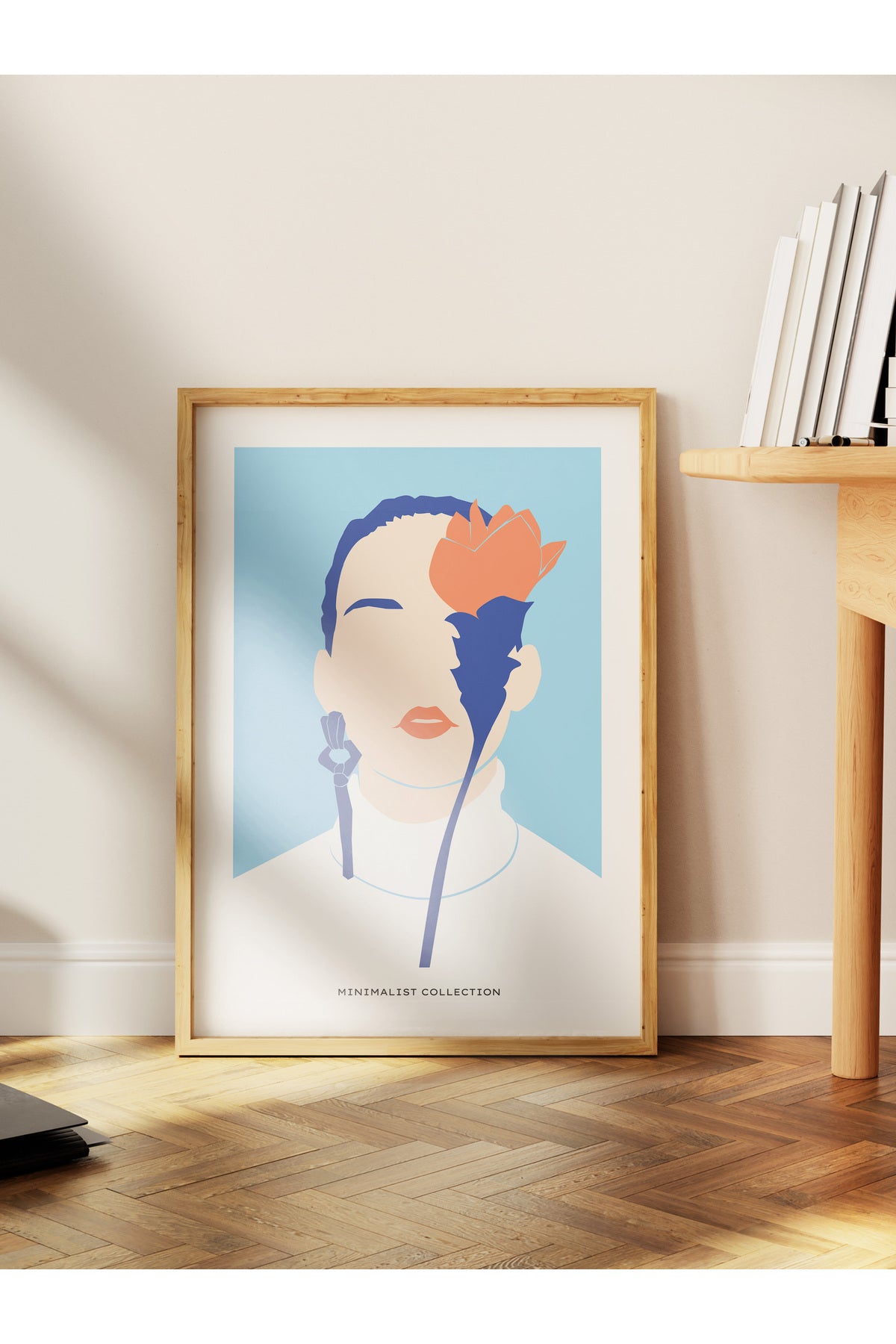 Estetik Duvar Posteri - Estetik Çizim Çerçevesiz Poster - Yatak Odası, Salon, Mutfak Duvar Dekoru