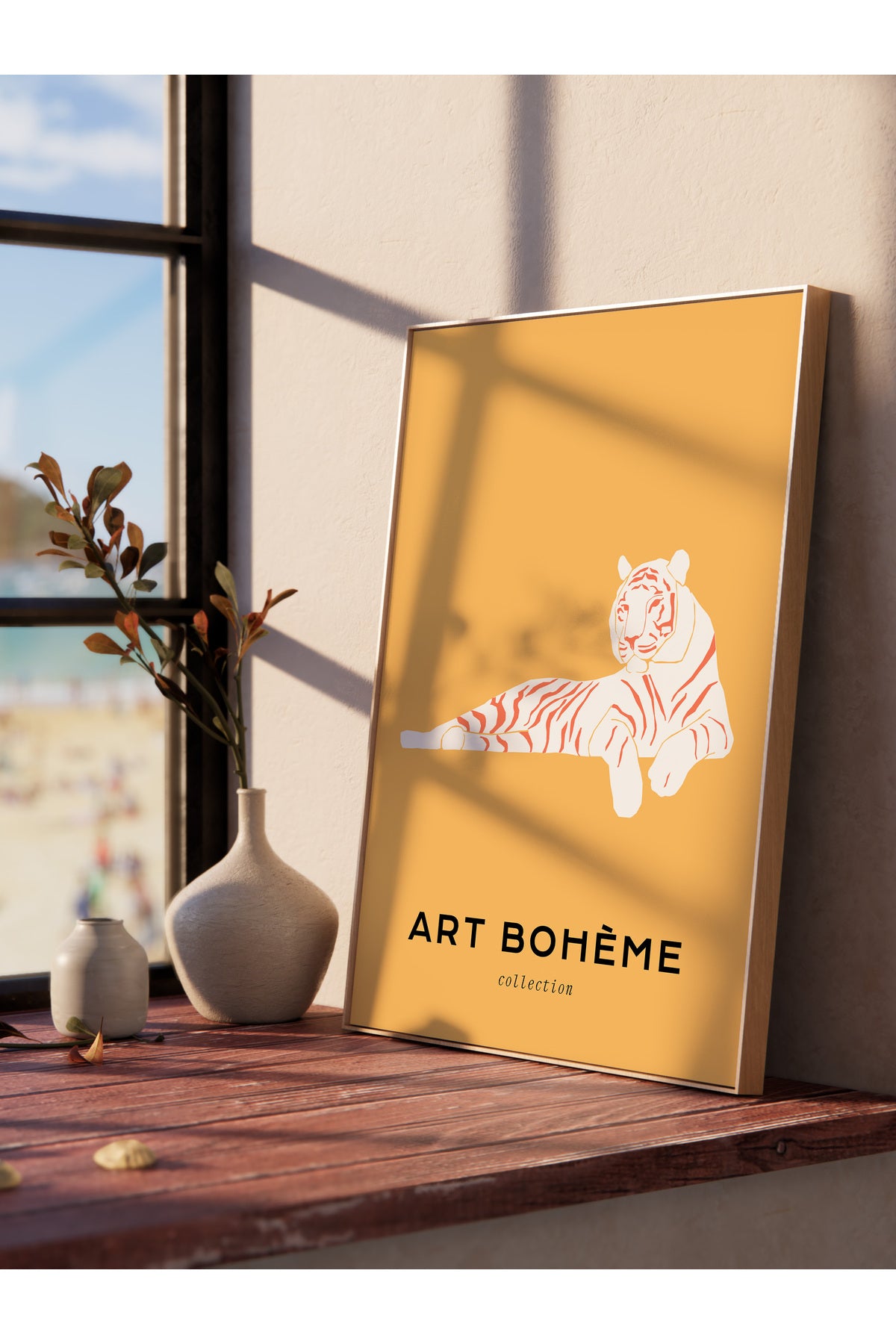 Estetik Duvar Posteri - Estetik Çizim Çerçevesiz Poster - Yatak Odası, Salon, Mutfak Duvar Dekoru