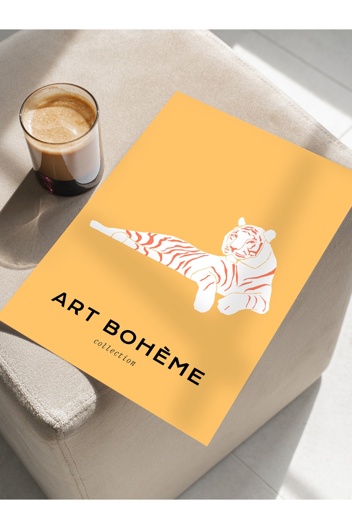 Estetik Duvar Posteri - Estetik Çizim Çerçevesiz Poster - Yatak Odası, Salon, Mutfak Duvar Dekoru