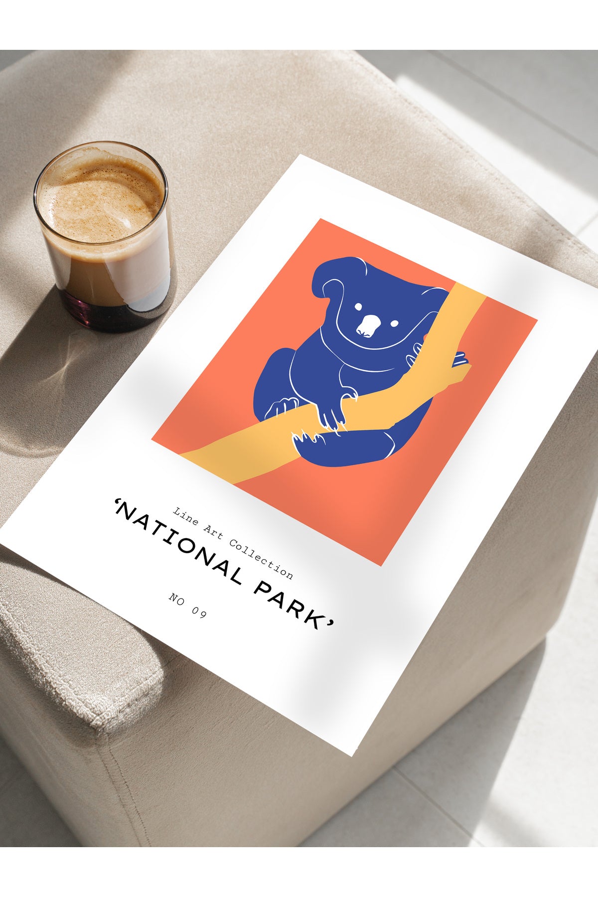 Estetik Duvar Posteri - Estetik Çizim Çerçevesiz Poster - Yatak Odası, Salon, Mutfak Duvar Dekoru