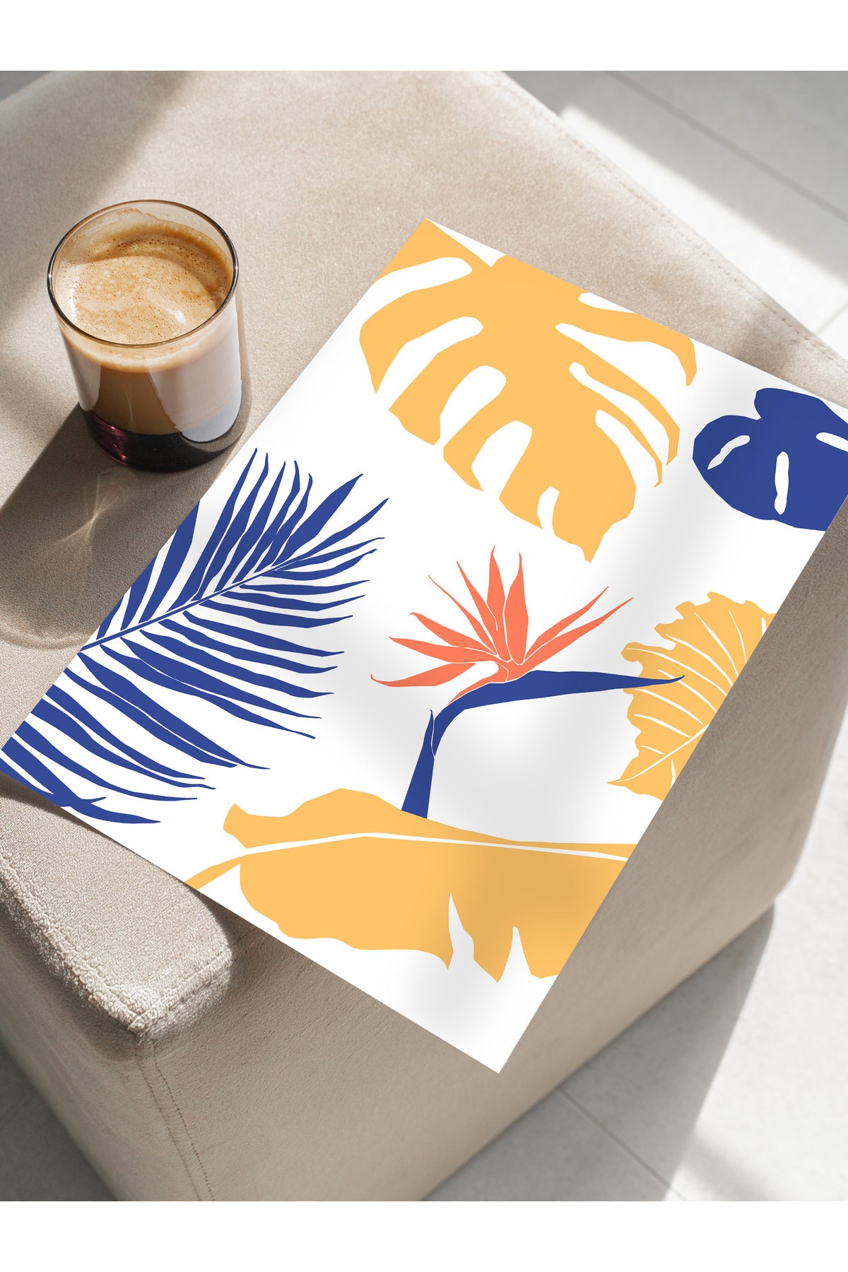 Estetik Duvar Posteri - Estetik Çizim Çerçevesiz Poster - Yatak Odası, Salon, Mutfak Duvar Dekoru