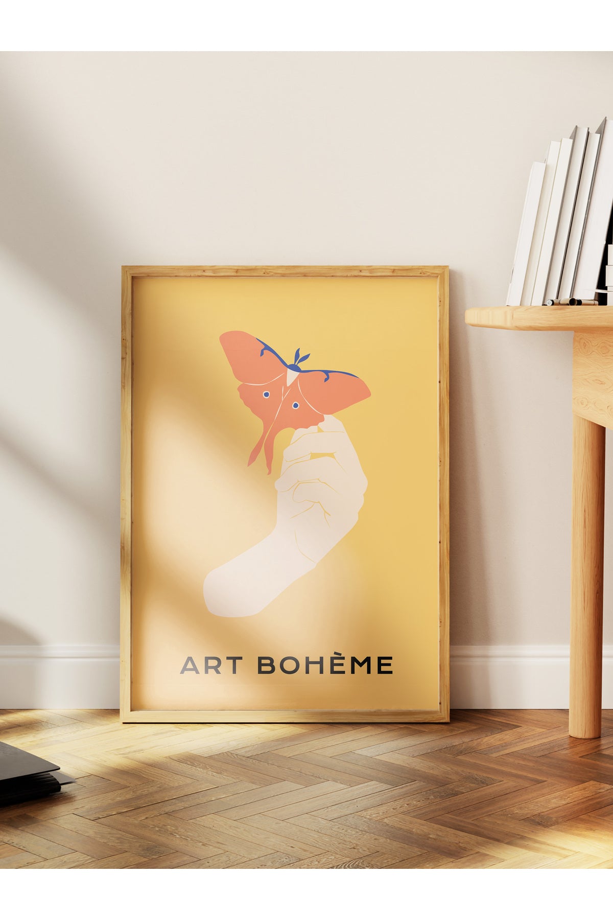 Estetik Duvar Posteri - Estetik Çizim Çerçevesiz Poster - Yatak Odası, Salon, Mutfak Duvar Dekoru