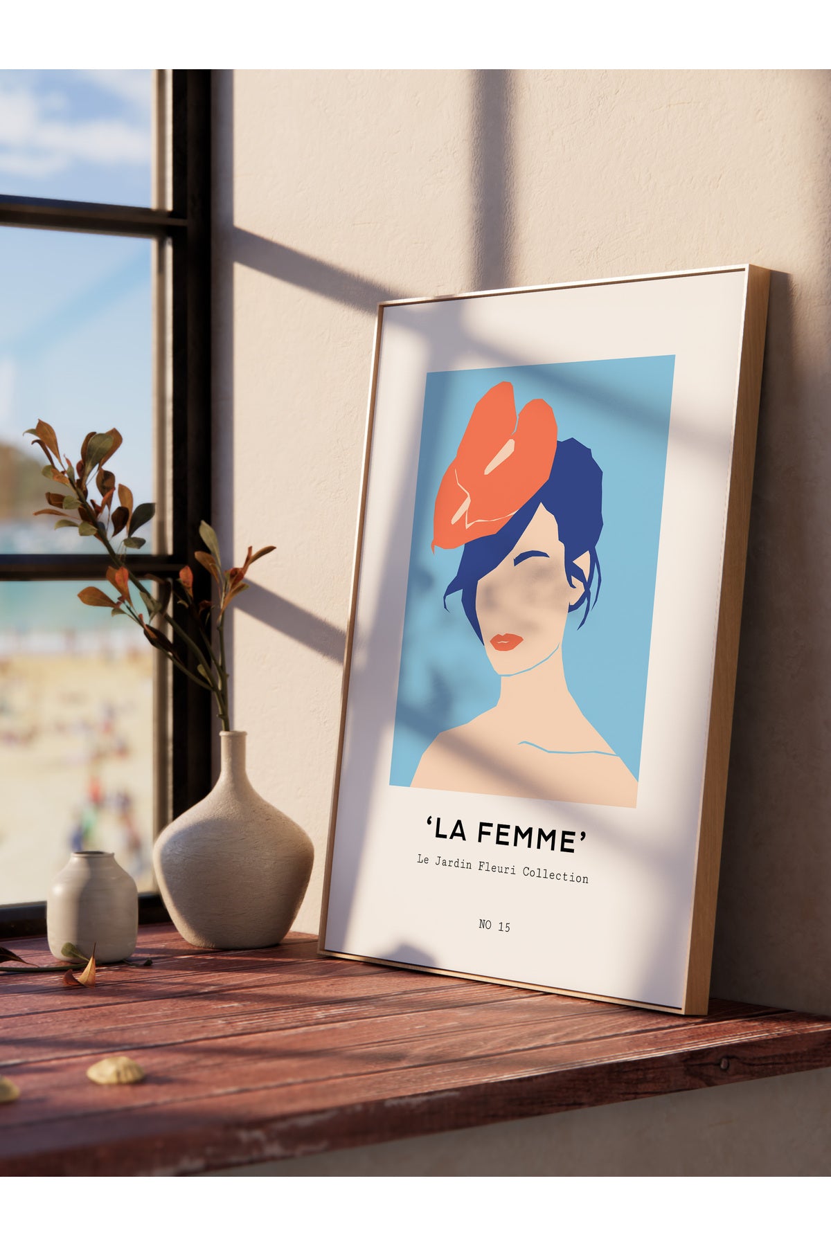 Estetik Duvar Posteri - Estetik Çizim Çerçevesiz Poster - Yatak Odası, Salon, Mutfak Duvar Dekoru