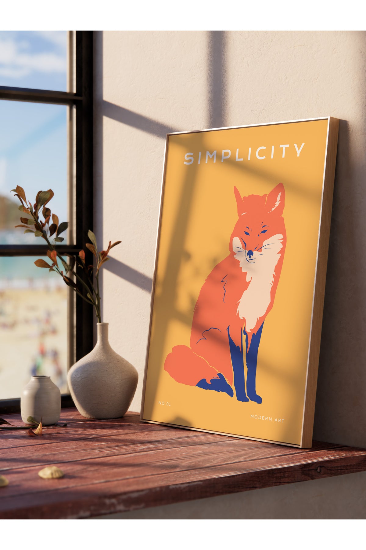 Estetik Duvar Posteri - Estetik Çizim Çerçevesiz Poster - Yatak Odası, Salon, Mutfak Duvar Dekoru