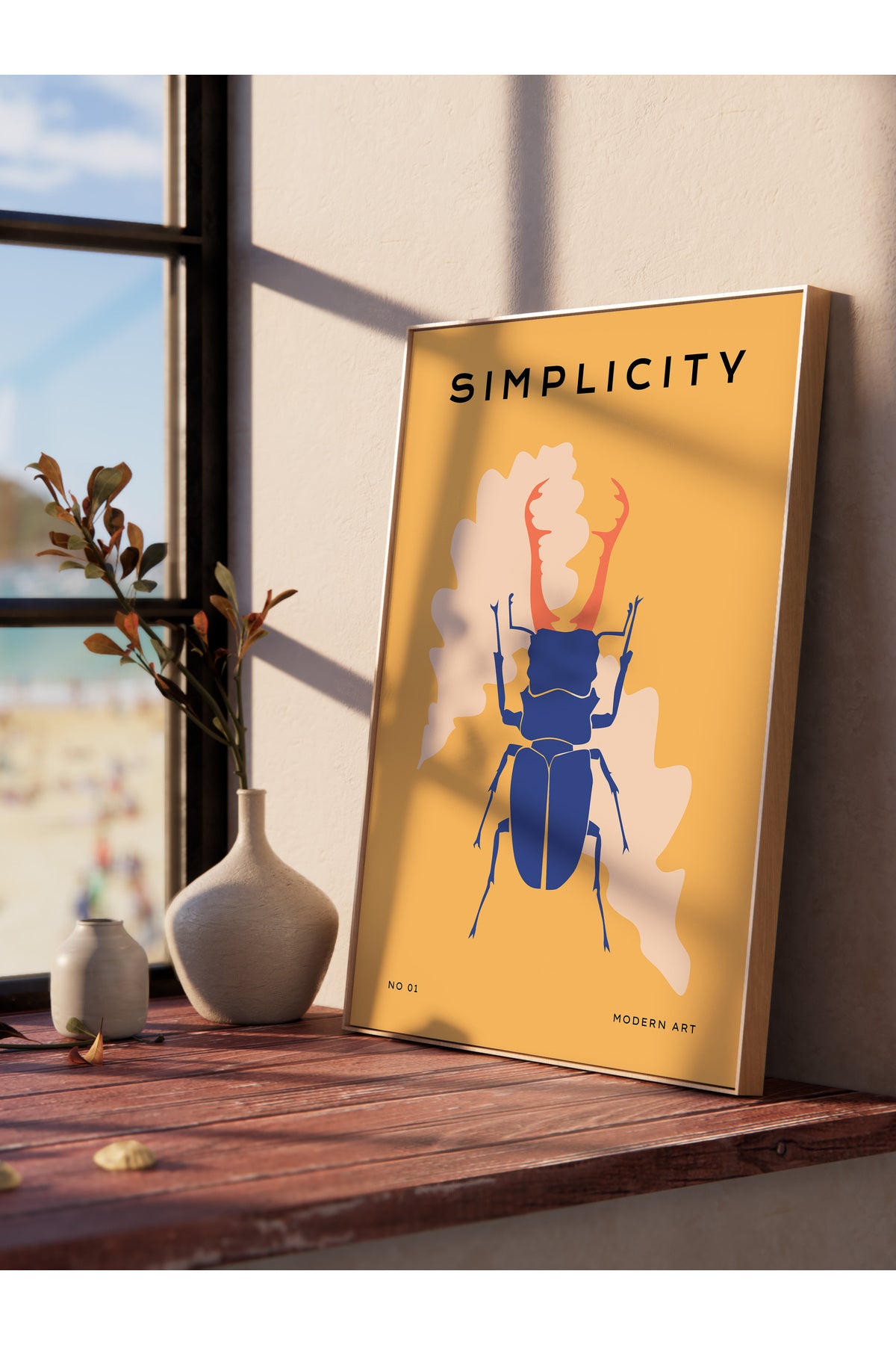 Estetik Duvar Posteri - Estetik Çizim Çerçevesiz Poster - Yatak Odası, Salon, Mutfak Duvar Dekoru