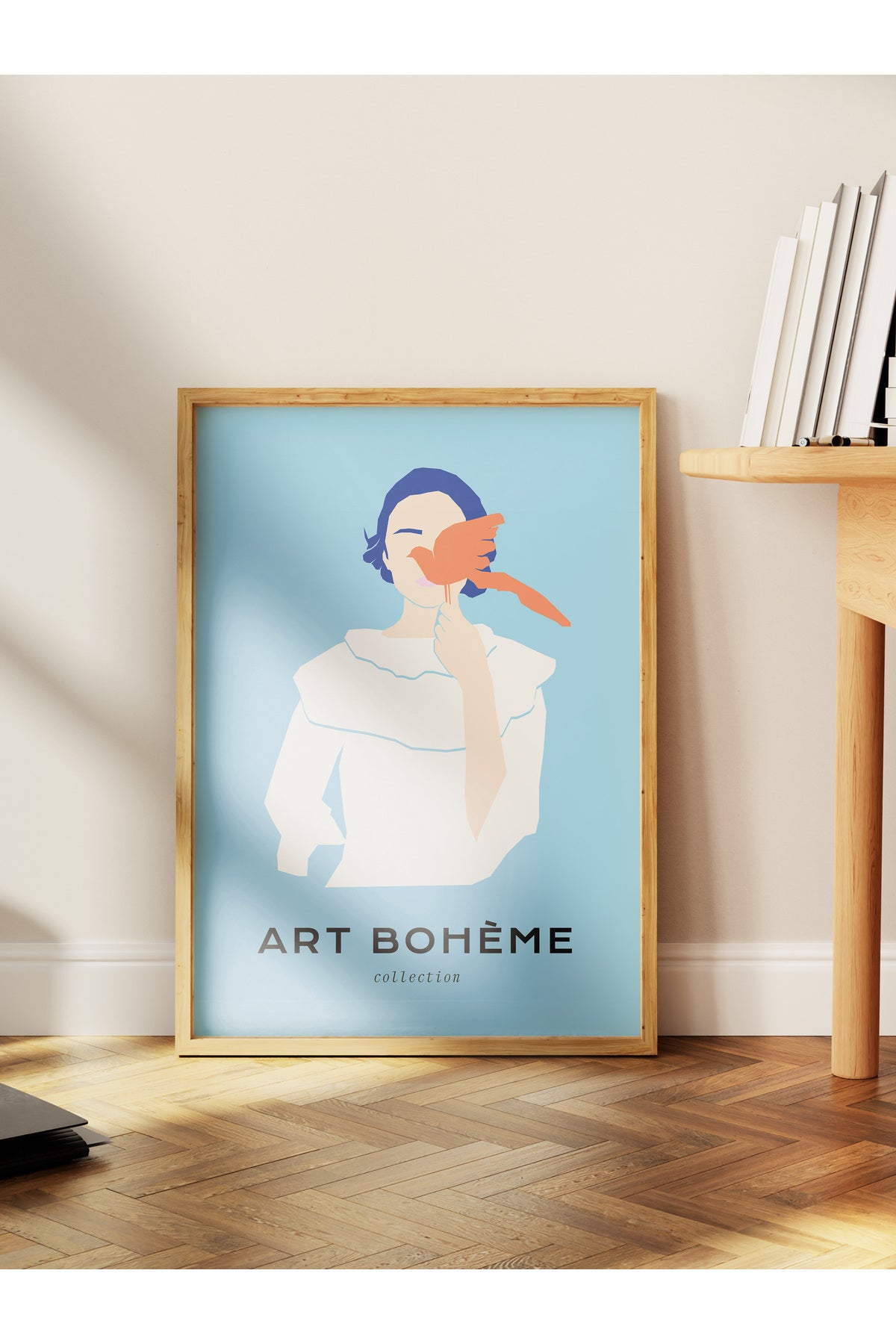 Estetik Duvar Posteri - Estetik Çizim Çerçevesiz Poster - Yatak Odası, Salon, Mutfak Duvar Dekoru