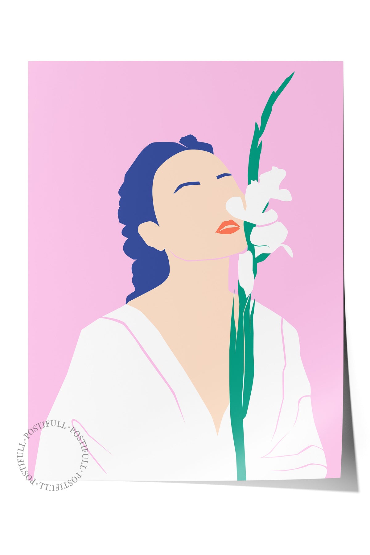 Estetik Duvar Posteri - Estetik Çizim Çerçevesiz Poster - Yatak Odası, Salon, Mutfak Duvar Dekoru