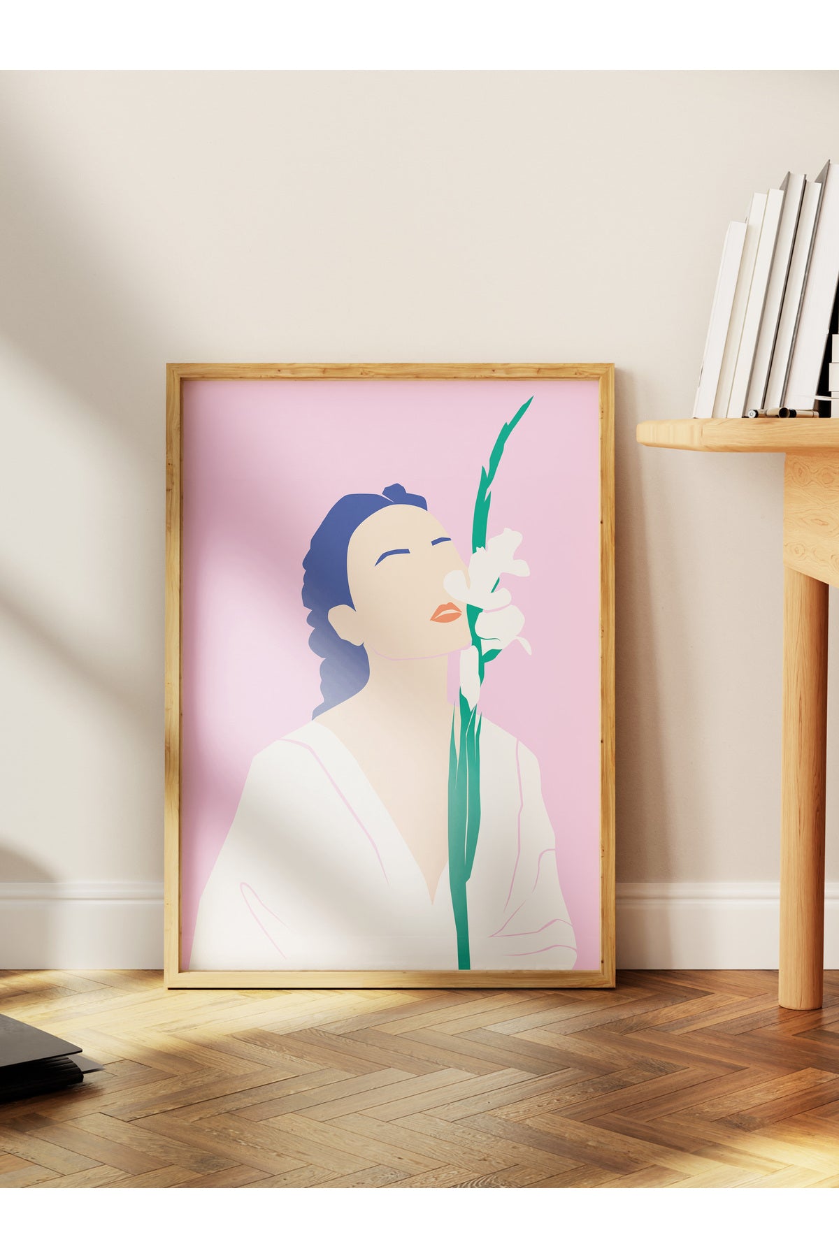Estetik Duvar Posteri - Estetik Çizim Çerçevesiz Poster - Yatak Odası, Salon, Mutfak Duvar Dekoru