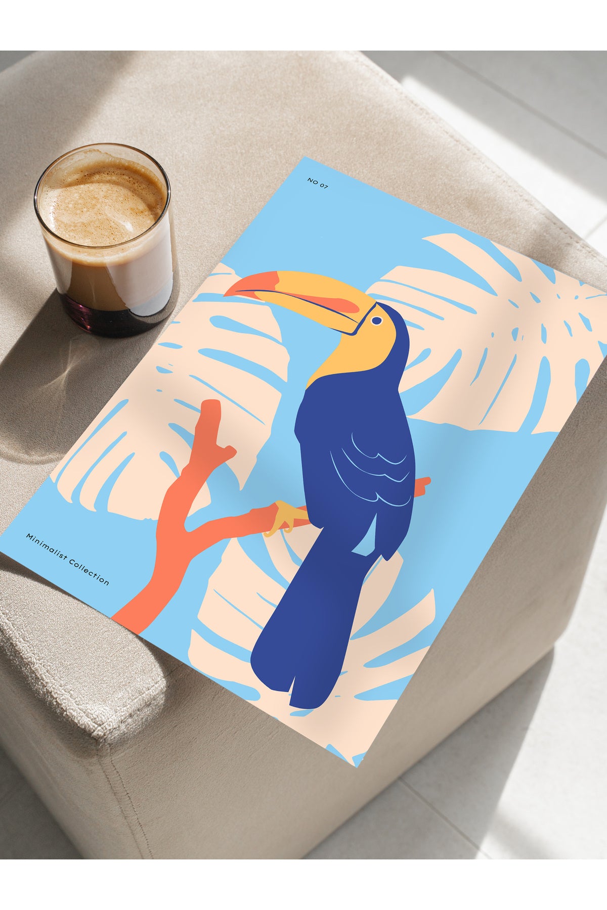 Estetik Duvar Posteri - Estetik Çizim Çerçevesiz Poster - Yatak Odası, Salon, Mutfak Duvar Dekoru