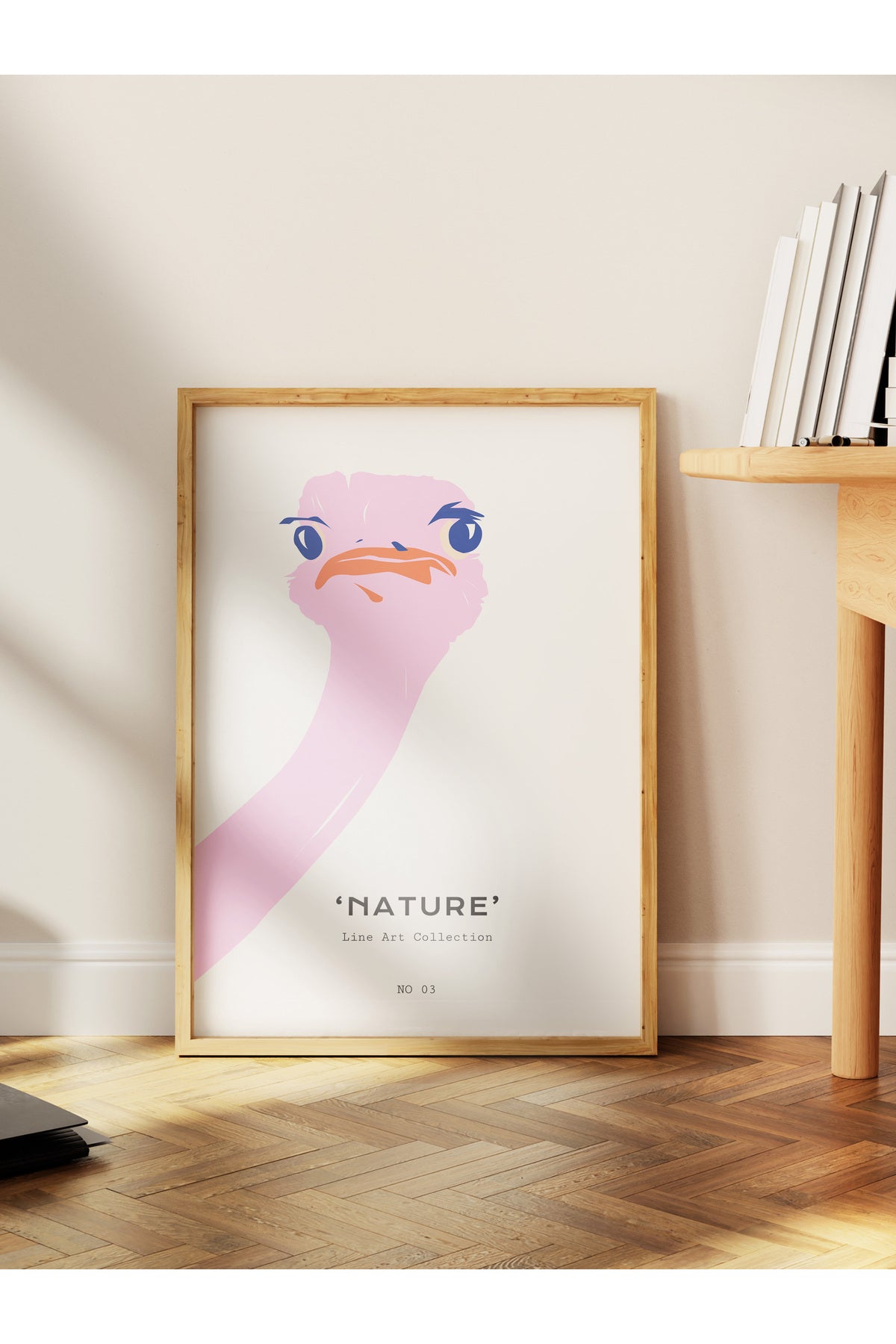 Estetik Duvar Posteri - Estetik Çizim Çerçevesiz Poster - Yatak Odası, Salon, Mutfak Duvar Dekoru