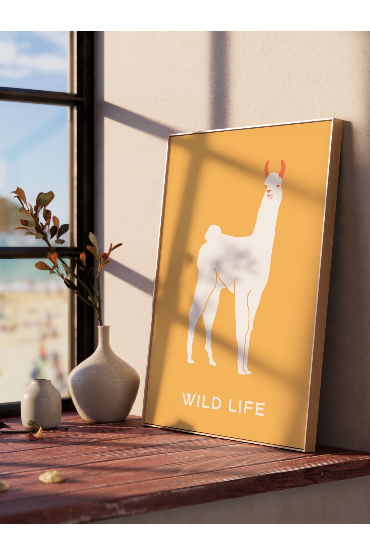 Estetik Duvar Posteri - Estetik Çizim Çerçevesiz Poster - Yatak Odası, Salon, Mutfak Duvar Dekoru