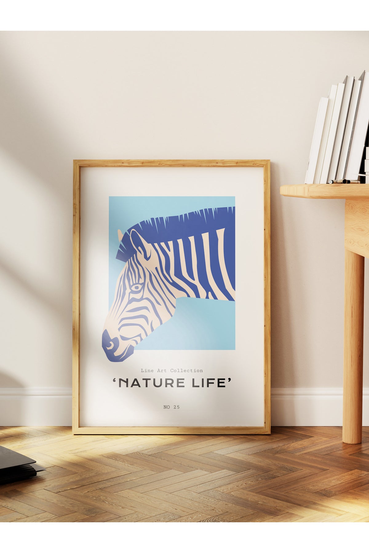 Estetik Duvar Posteri - Estetik Çizim Çerçevesiz Poster - Yatak Odası, Salon, Mutfak Duvar Dekoru