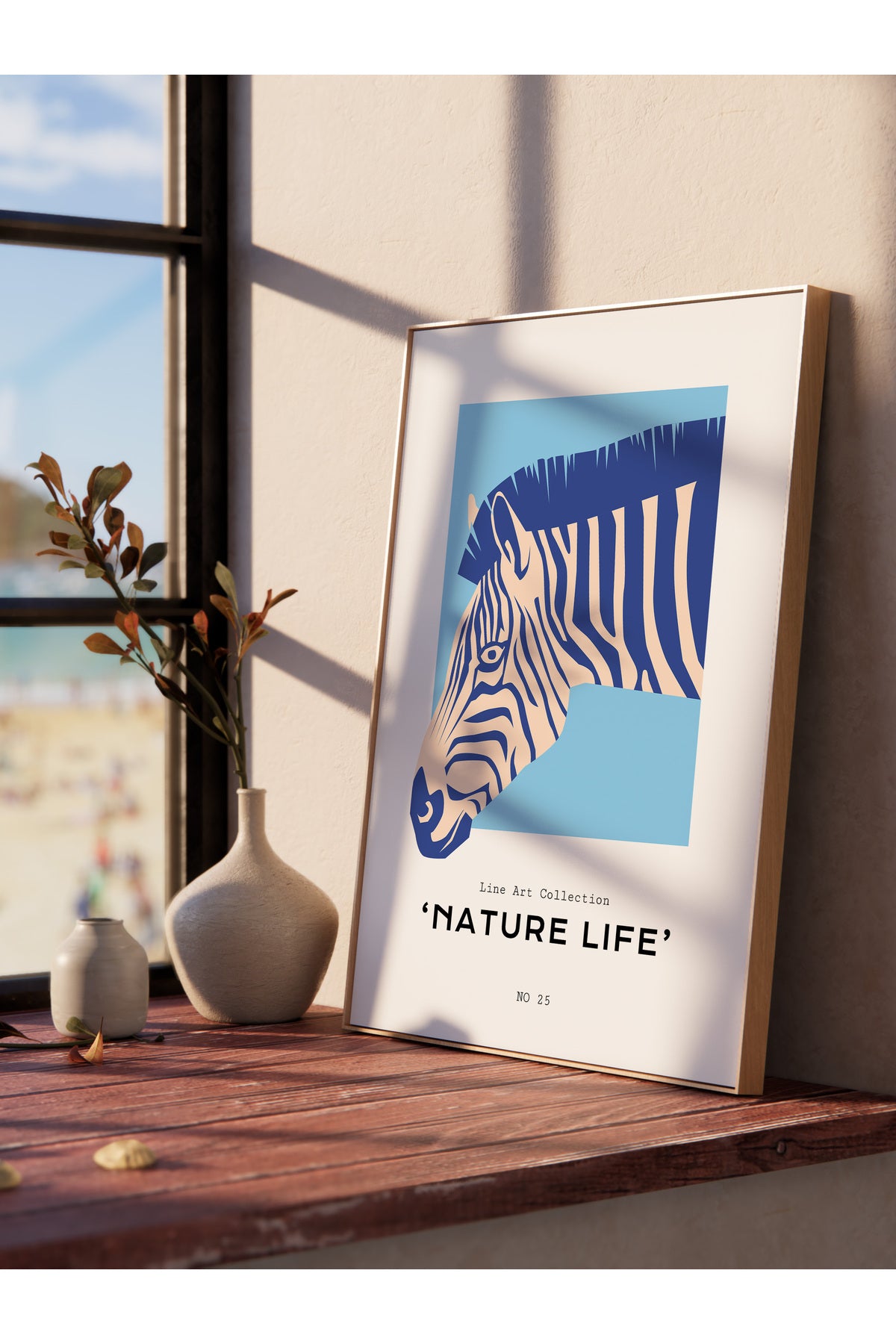 Estetik Duvar Posteri - Estetik Çizim Çerçevesiz Poster - Yatak Odası, Salon, Mutfak Duvar Dekoru