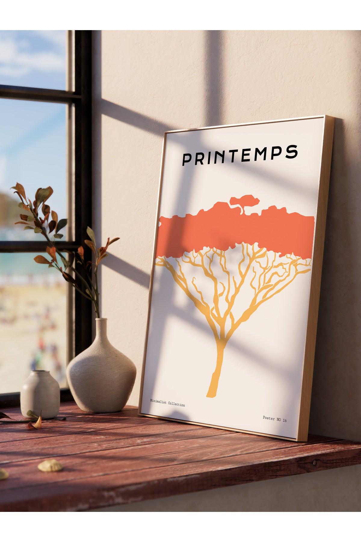 Estetik Duvar Posteri - Estetik Çizim Çerçevesiz Poster - Yatak Odası, Salon, Mutfak Duvar Dekoru