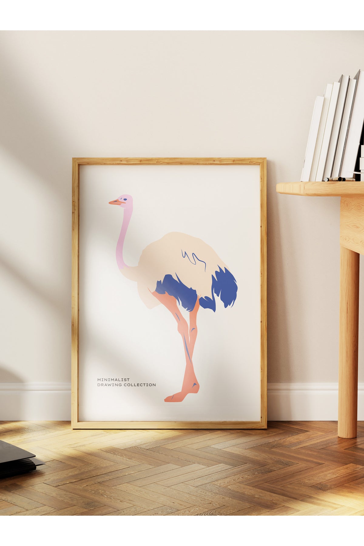 Estetik Duvar Posteri - Estetik Çizim Çerçevesiz Poster - Yatak Odası, Salon, Mutfak Duvar Dekoru