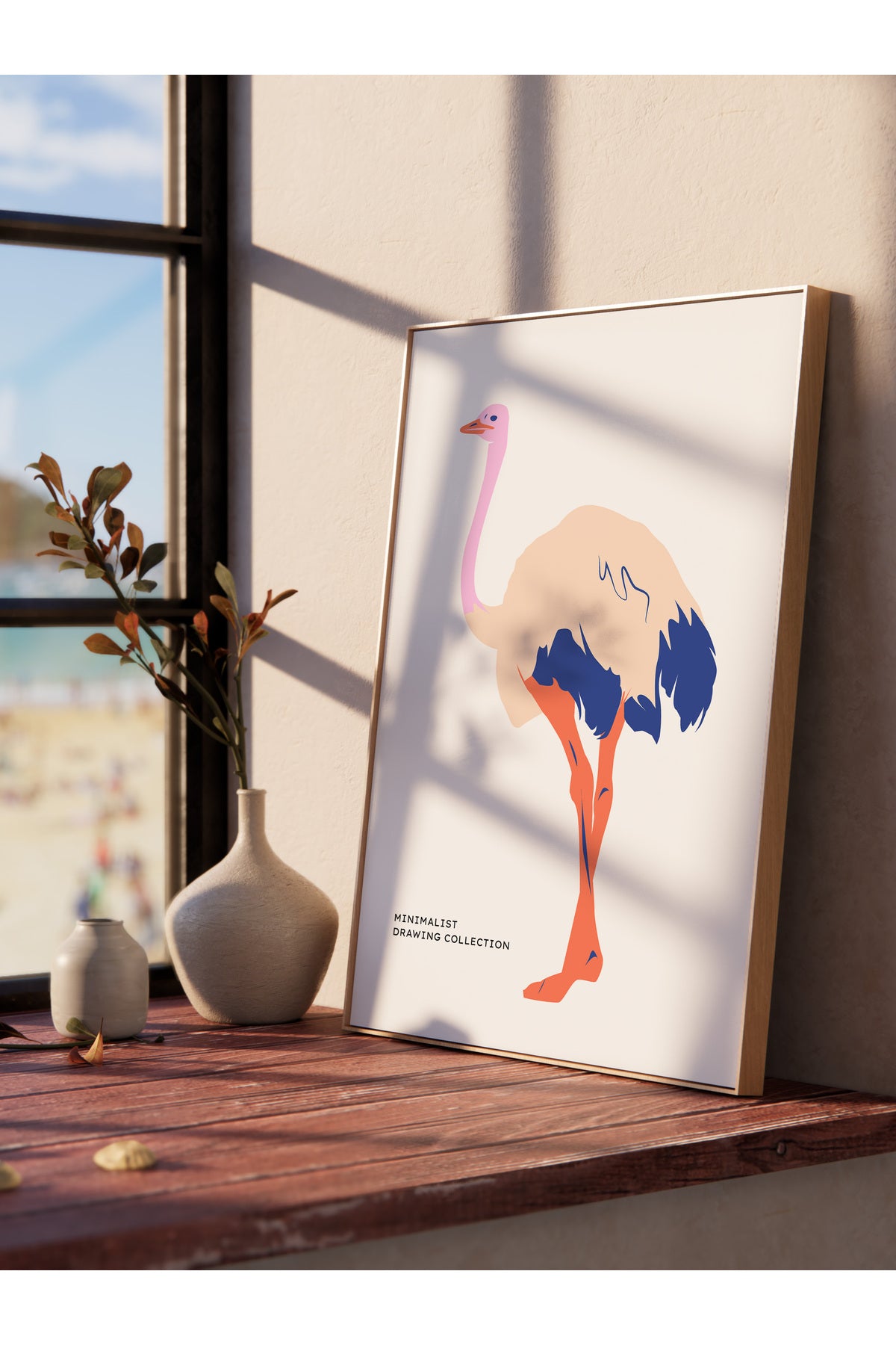 Estetik Duvar Posteri - Estetik Çizim Çerçevesiz Poster - Yatak Odası, Salon, Mutfak Duvar Dekoru