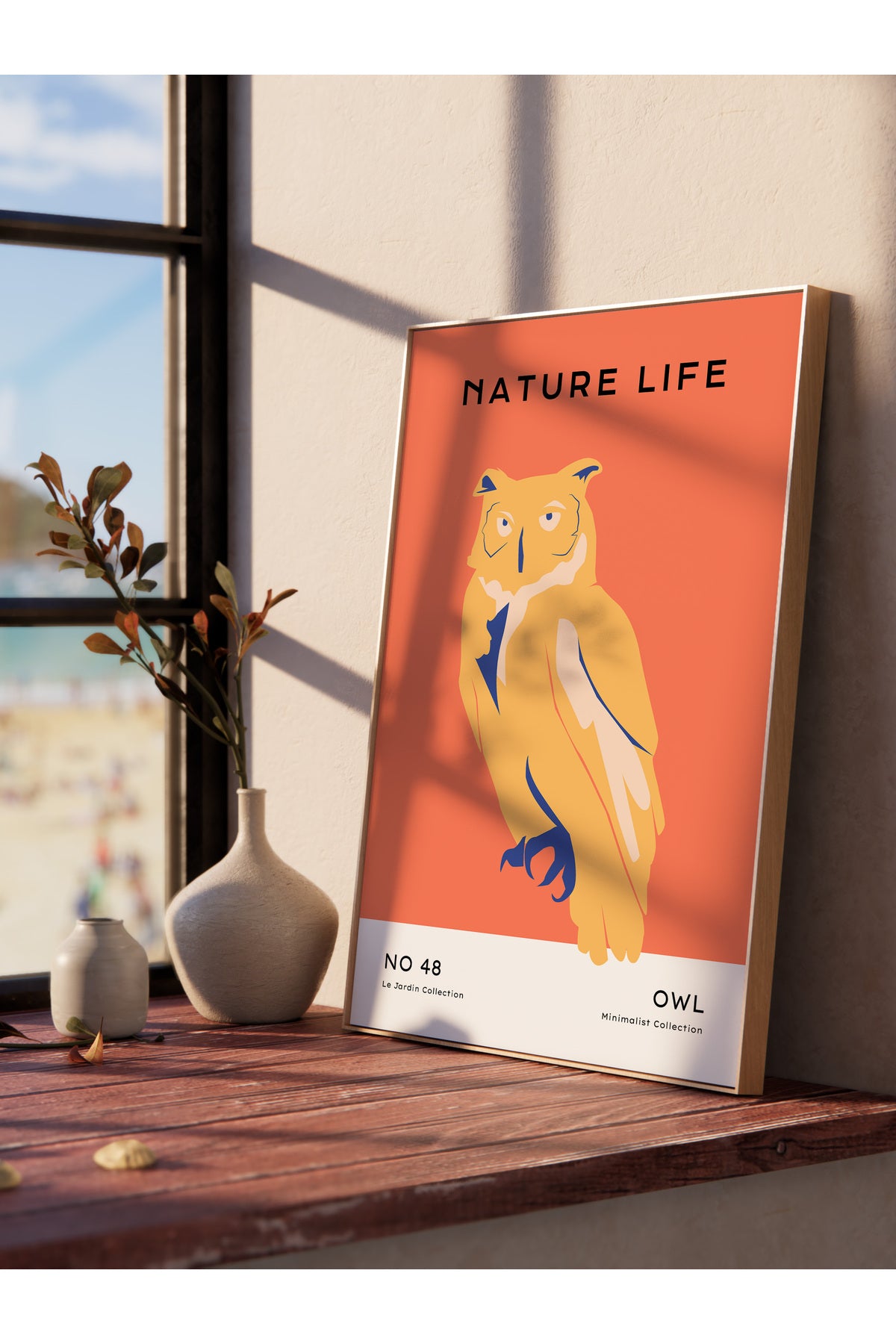 Estetik Duvar Posteri - Estetik Çizim Çerçevesiz Poster - Yatak Odası, Salon, Mutfak Duvar Dekoru