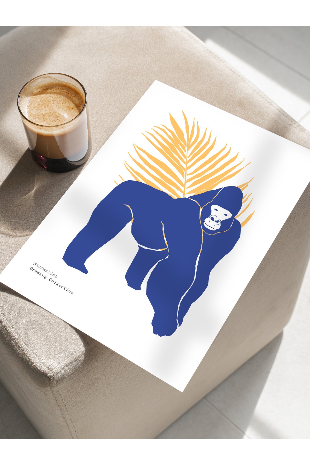 Estetik Duvar Posteri - Estetik Çizim Çerçevesiz Poster - Yatak Odası, Salon, Mutfak Duvar Dekoru