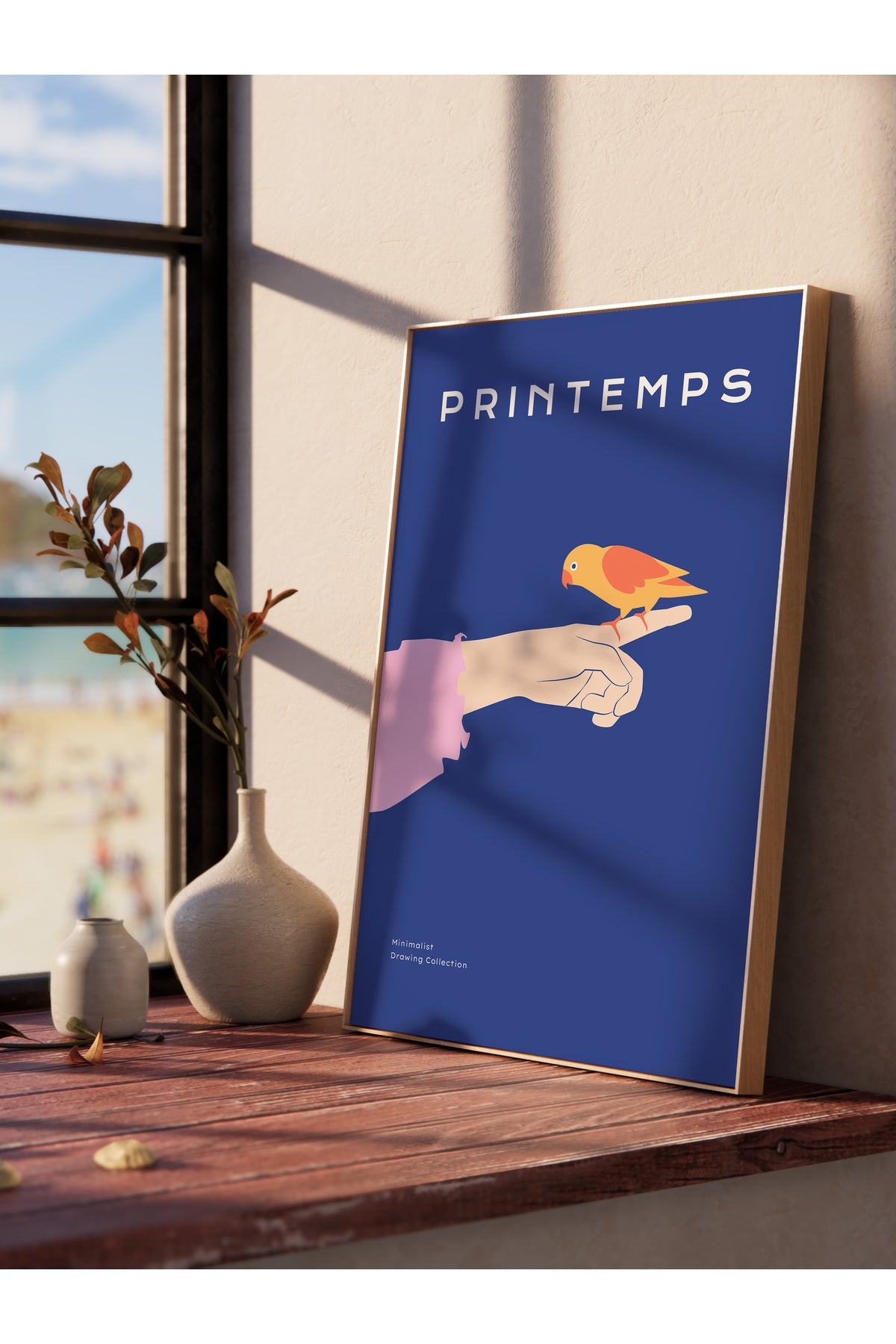 Estetik Duvar Posteri - Estetik Çizim Çerçevesiz Poster - Yatak Odası, Salon, Mutfak Duvar Dekoru