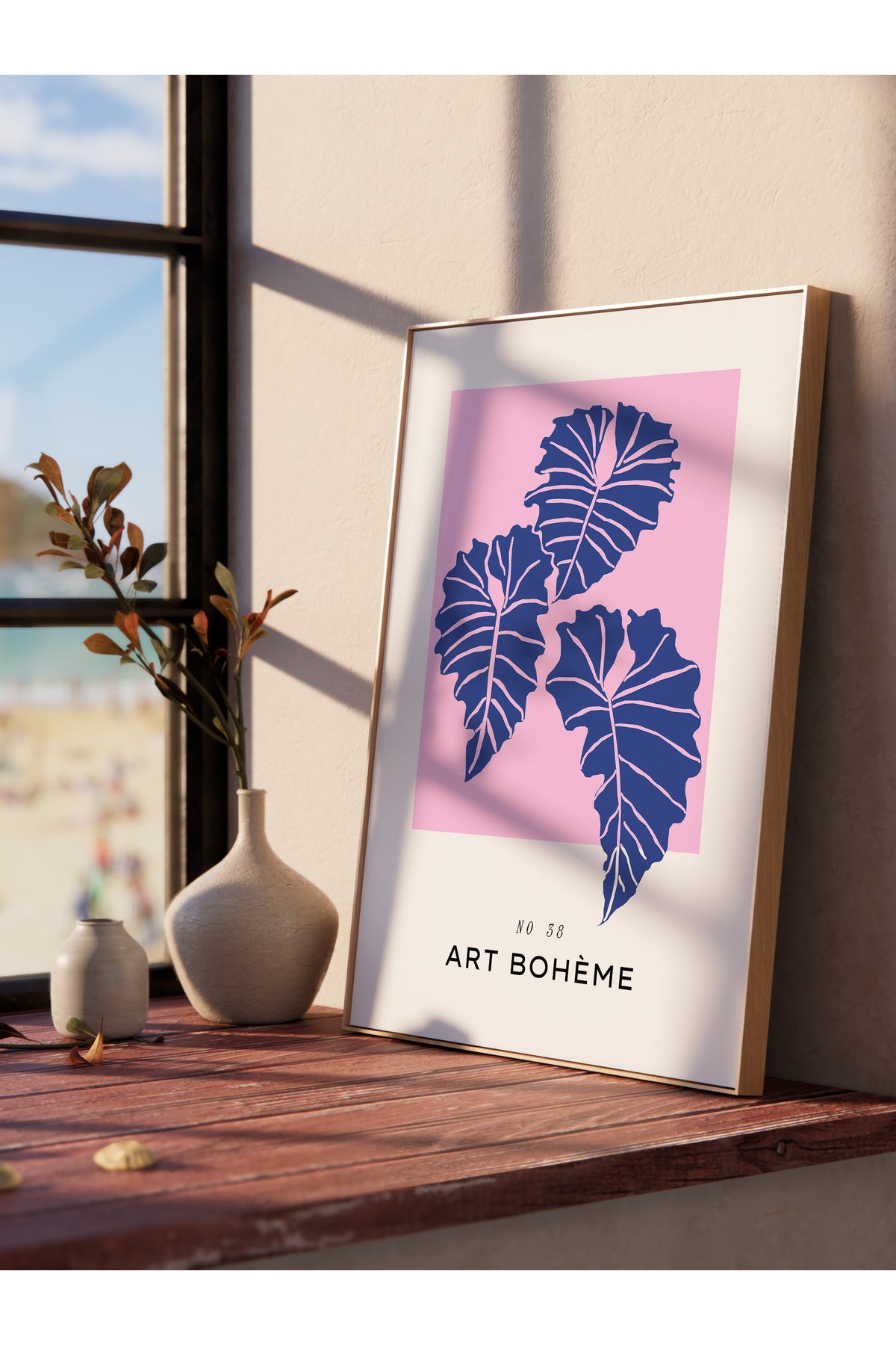 Estetik Duvar Posteri - Estetik Çizim Çerçevesiz Poster - Yatak Odası, Salon, Mutfak Duvar Dekoru