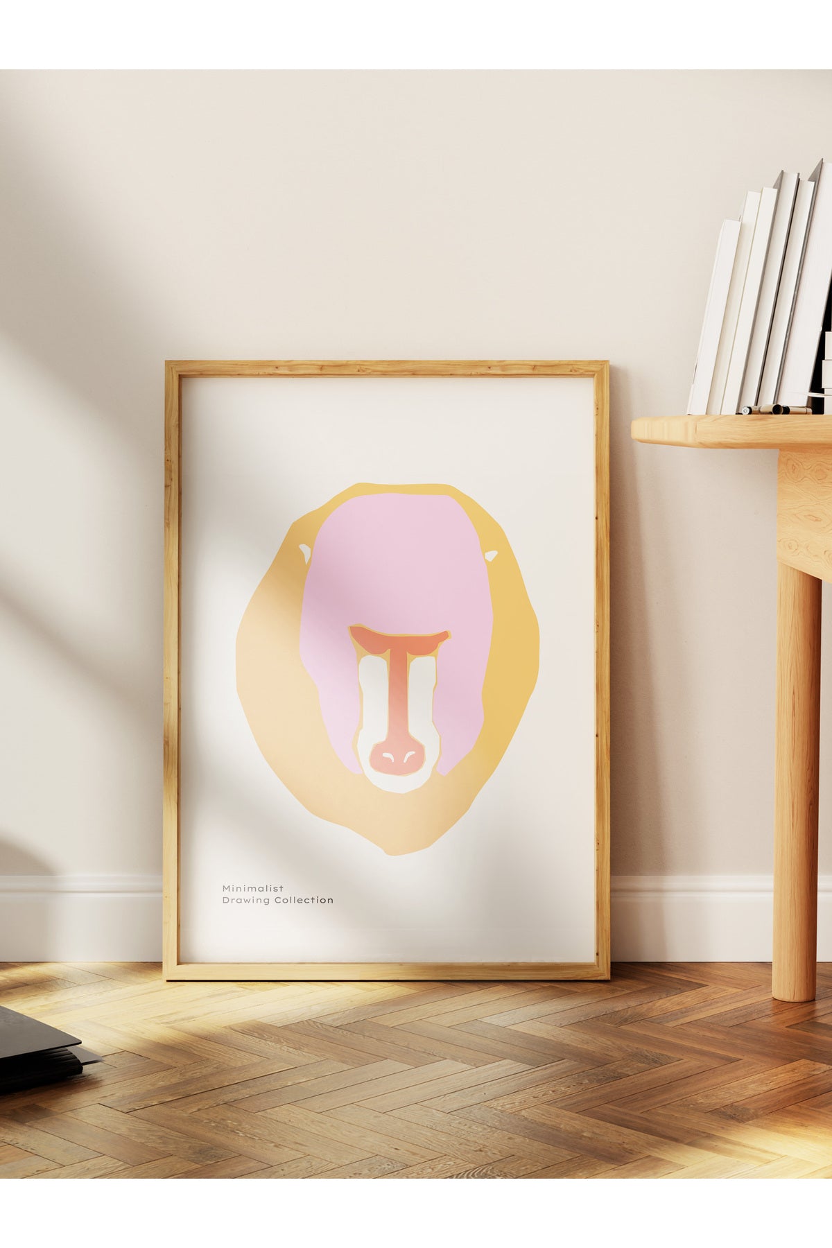 Estetik Duvar Posteri - Estetik Çizim Çerçevesiz Poster - Yatak Odası, Salon, Mutfak Duvar Dekoru