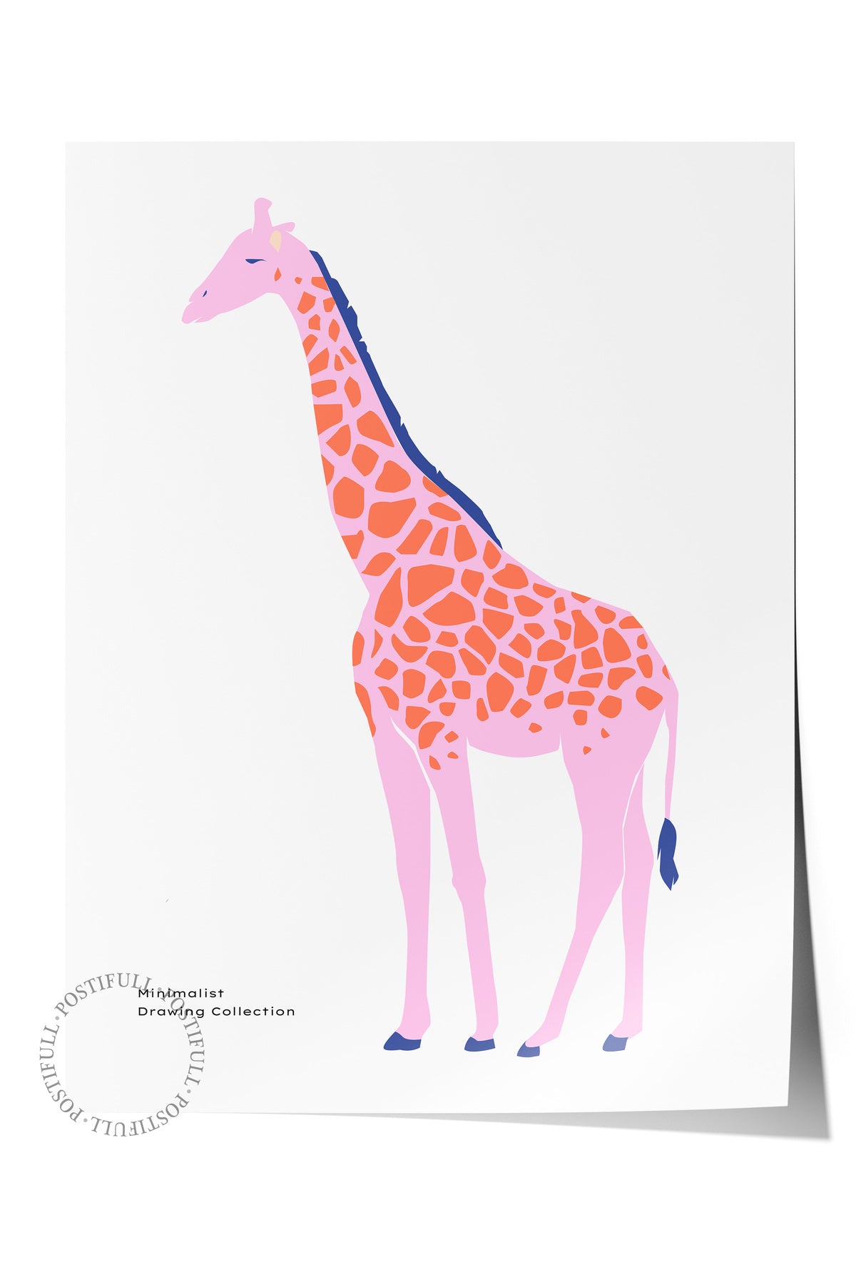 Estetik Duvar Posteri - Estetik Çizim Çerçevesiz Poster - Yatak Odası, Salon, Mutfak Duvar Dekoru