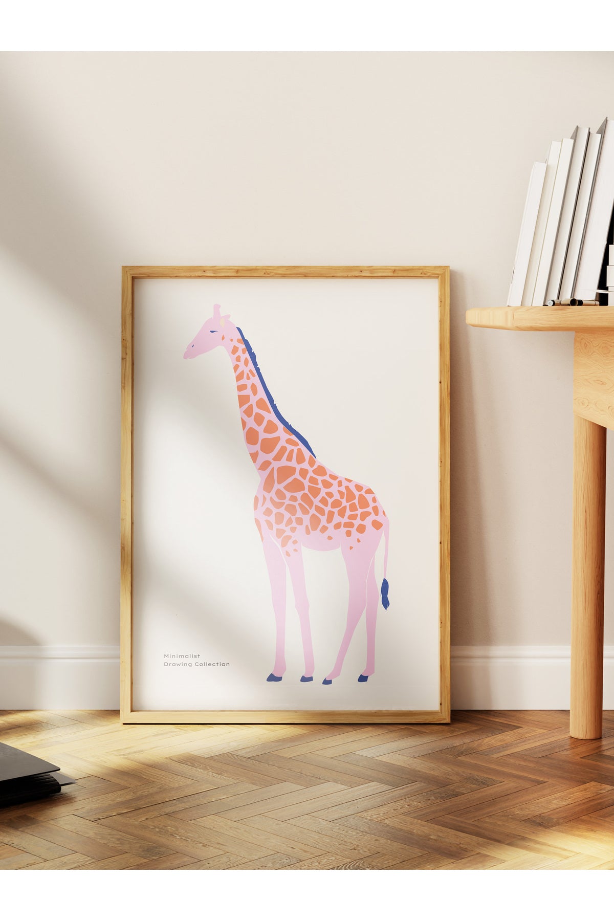 Estetik Duvar Posteri - Estetik Çizim Çerçevesiz Poster - Yatak Odası, Salon, Mutfak Duvar Dekoru