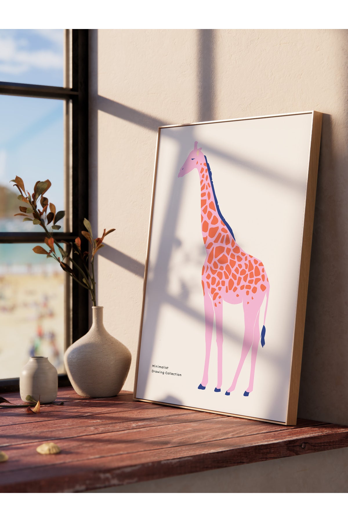 Estetik Duvar Posteri - Estetik Çizim Çerçevesiz Poster - Yatak Odası, Salon, Mutfak Duvar Dekoru