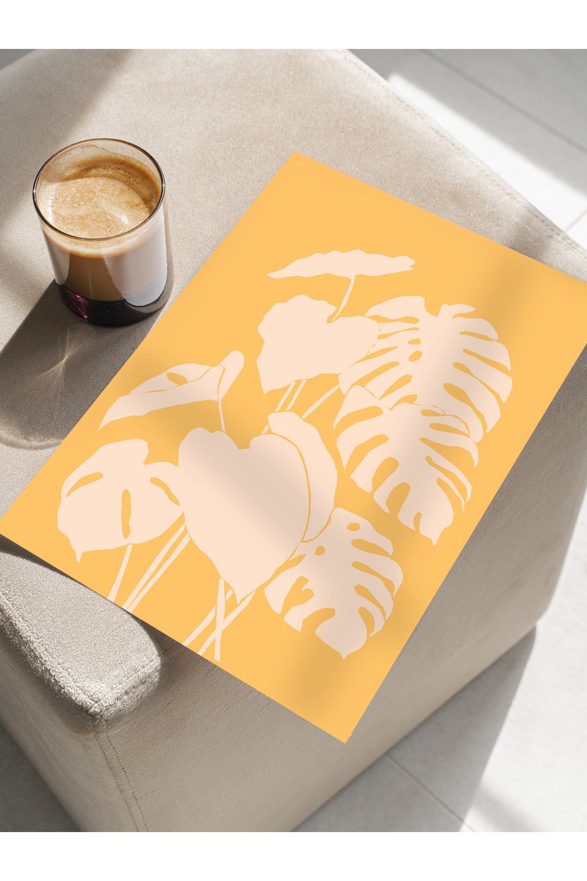 Estetik Duvar Posteri - Estetik Çizim Çerçevesiz Poster - Yatak Odası, Salon, Mutfak Duvar Dekoru