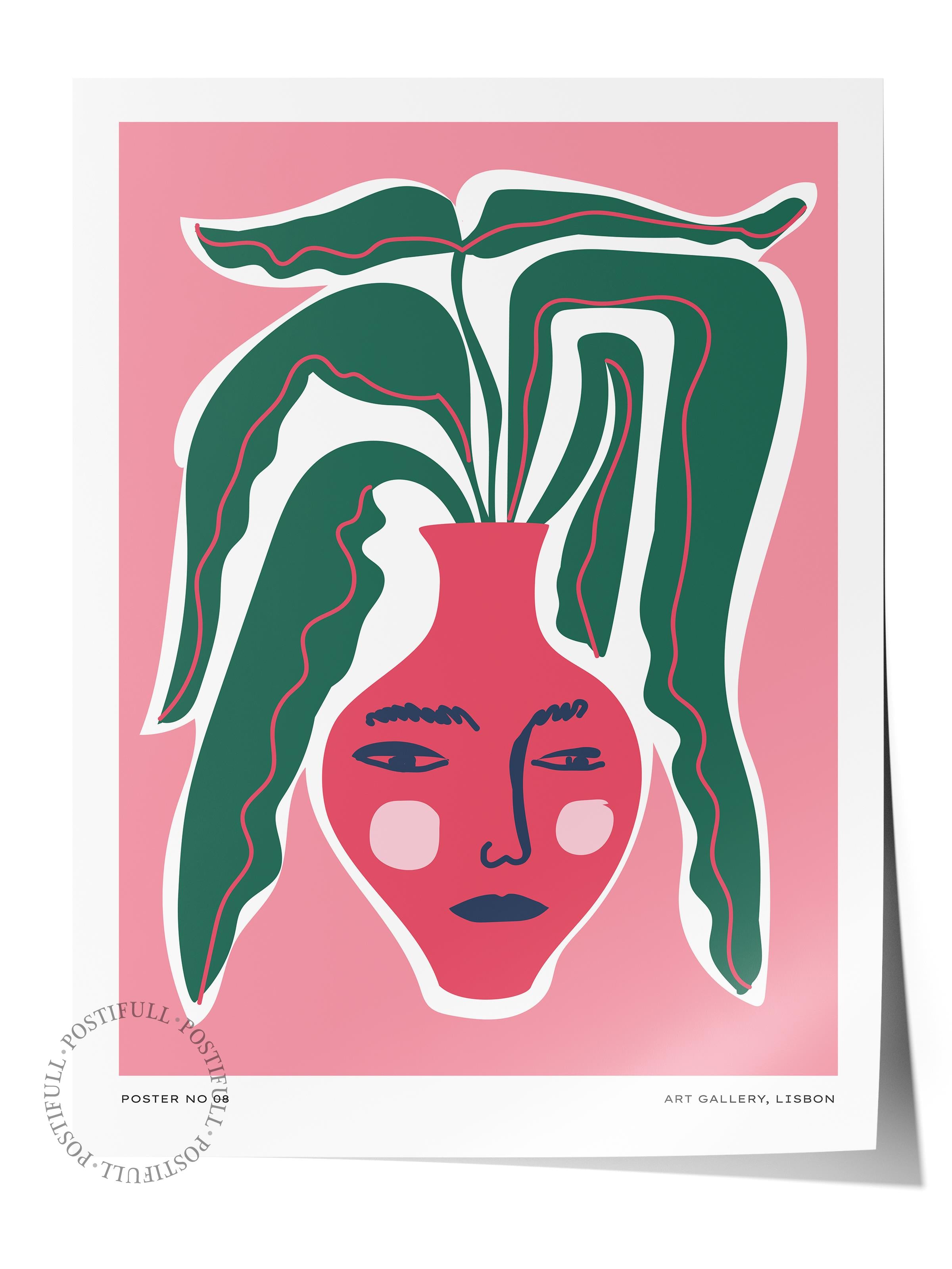 Estetik Duvar Posteri - Estetik Çizim Çerçevesiz Poster - Yatak Odası, Salon, Mutfak Duvar Dekoru