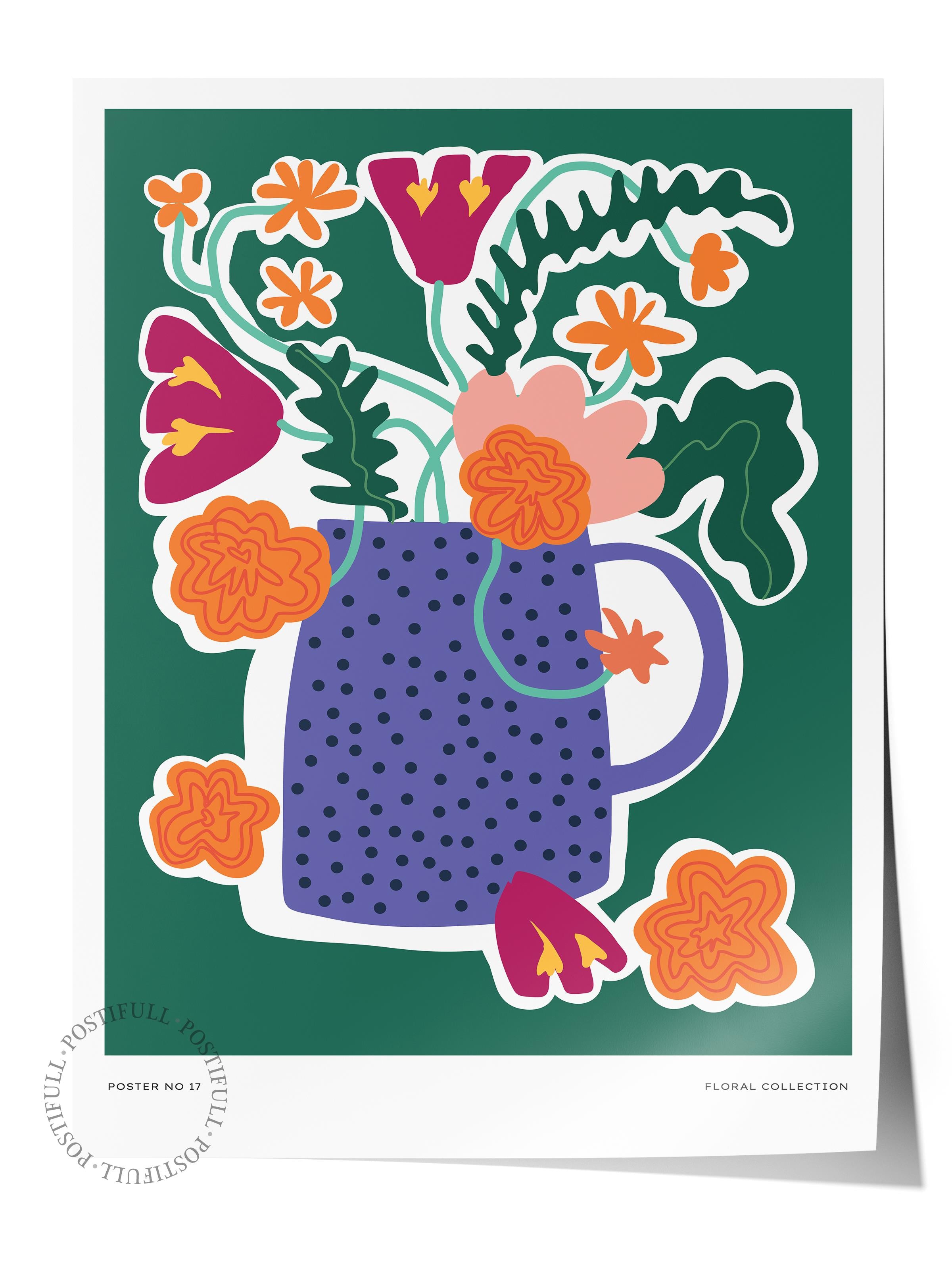 Estetik Duvar Posteri - Estetik Çizim Çerçevesiz Poster - Yatak Odası, Salon, Mutfak Duvar Dekoru