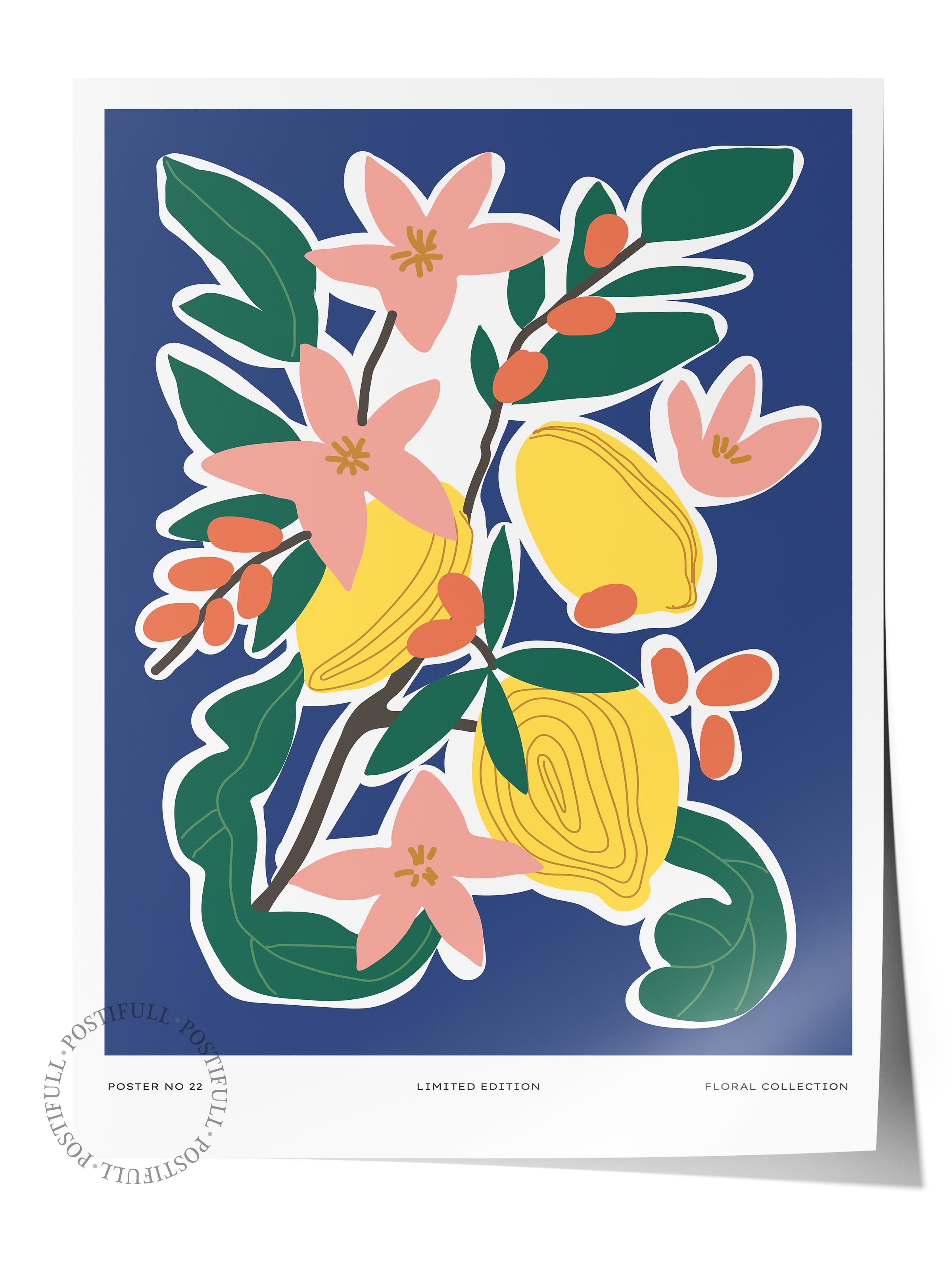 Estetik Duvar Posteri - Estetik Çizim Çerçevesiz Poster - Yatak Odası, Salon, Mutfak Duvar Dekoru