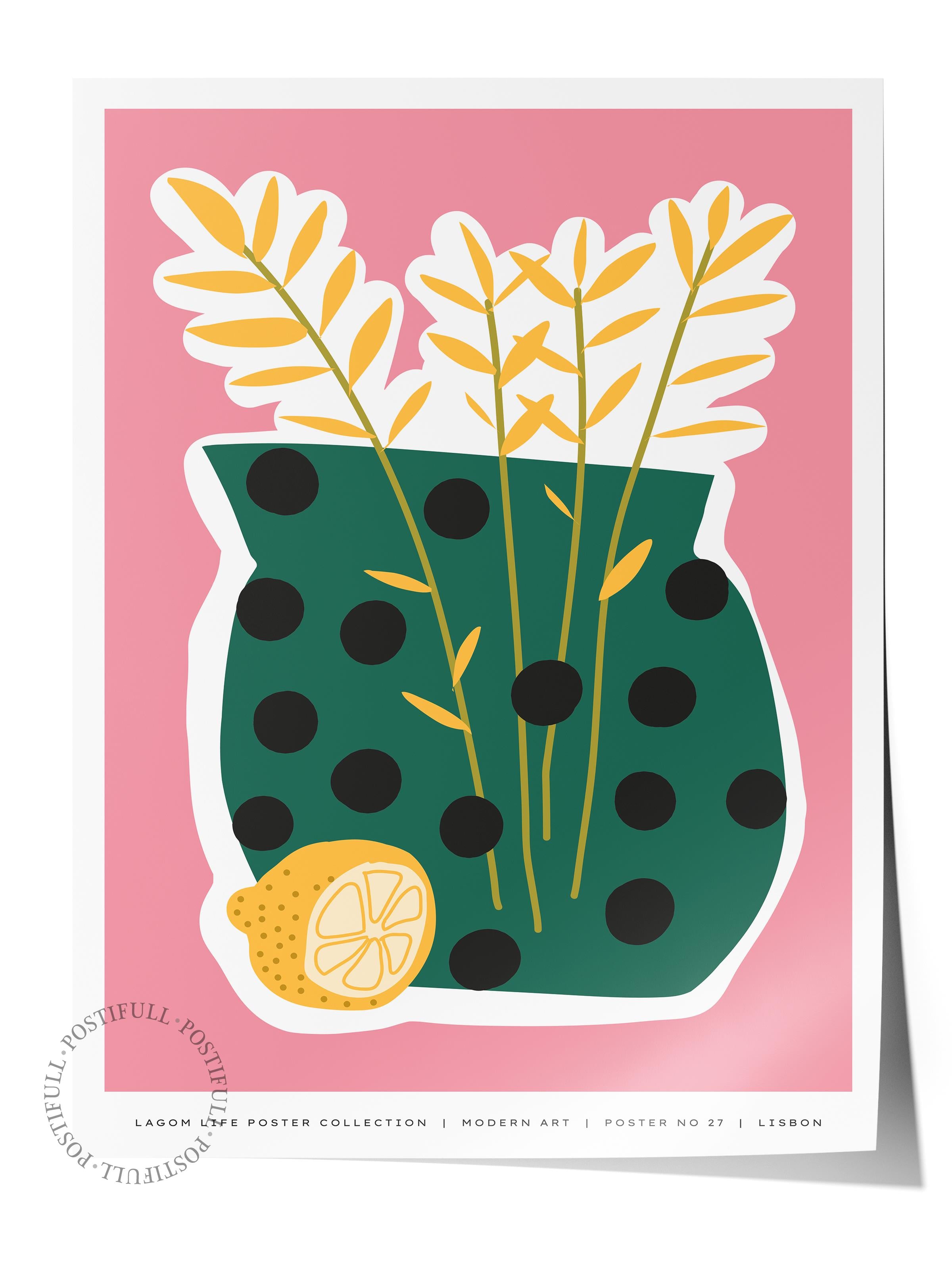 Estetik Duvar Posteri - Estetik Çizim Çerçevesiz Poster - Yatak Odası, Salon, Mutfak Duvar Dekoru