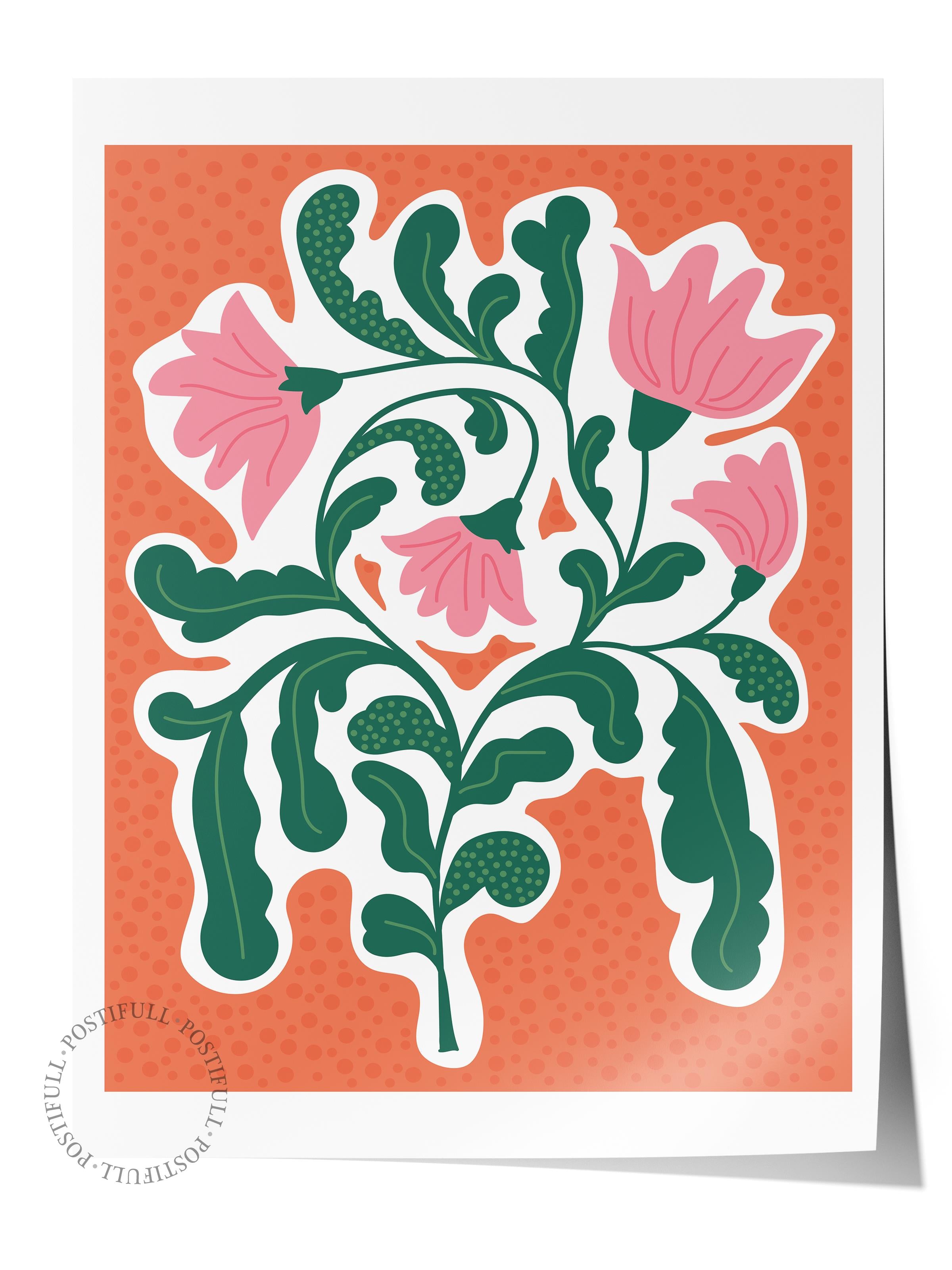 Estetik Duvar Posteri - Estetik Çizim Çerçevesiz Poster - Yatak Odası, Salon, Mutfak Duvar Dekoru