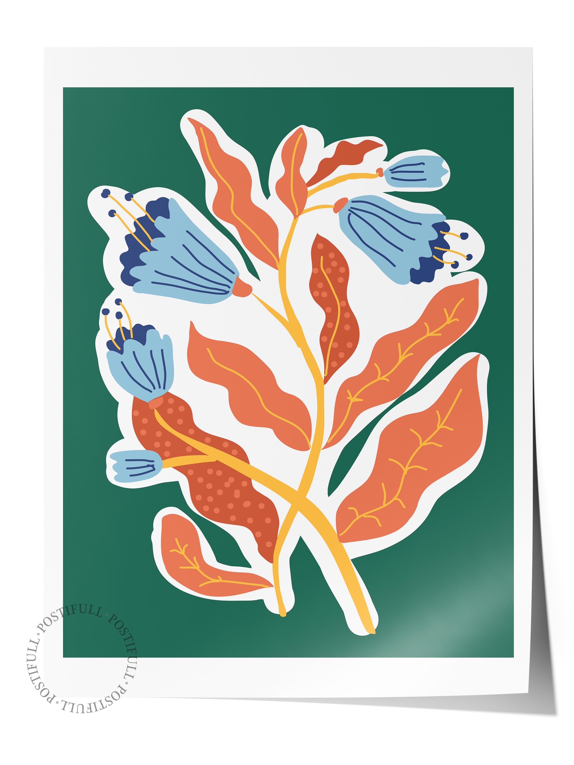 Estetik Duvar Posteri - Estetik Çizim Çerçevesiz Poster - Yatak Odası, Salon, Mutfak Duvar Dekoru