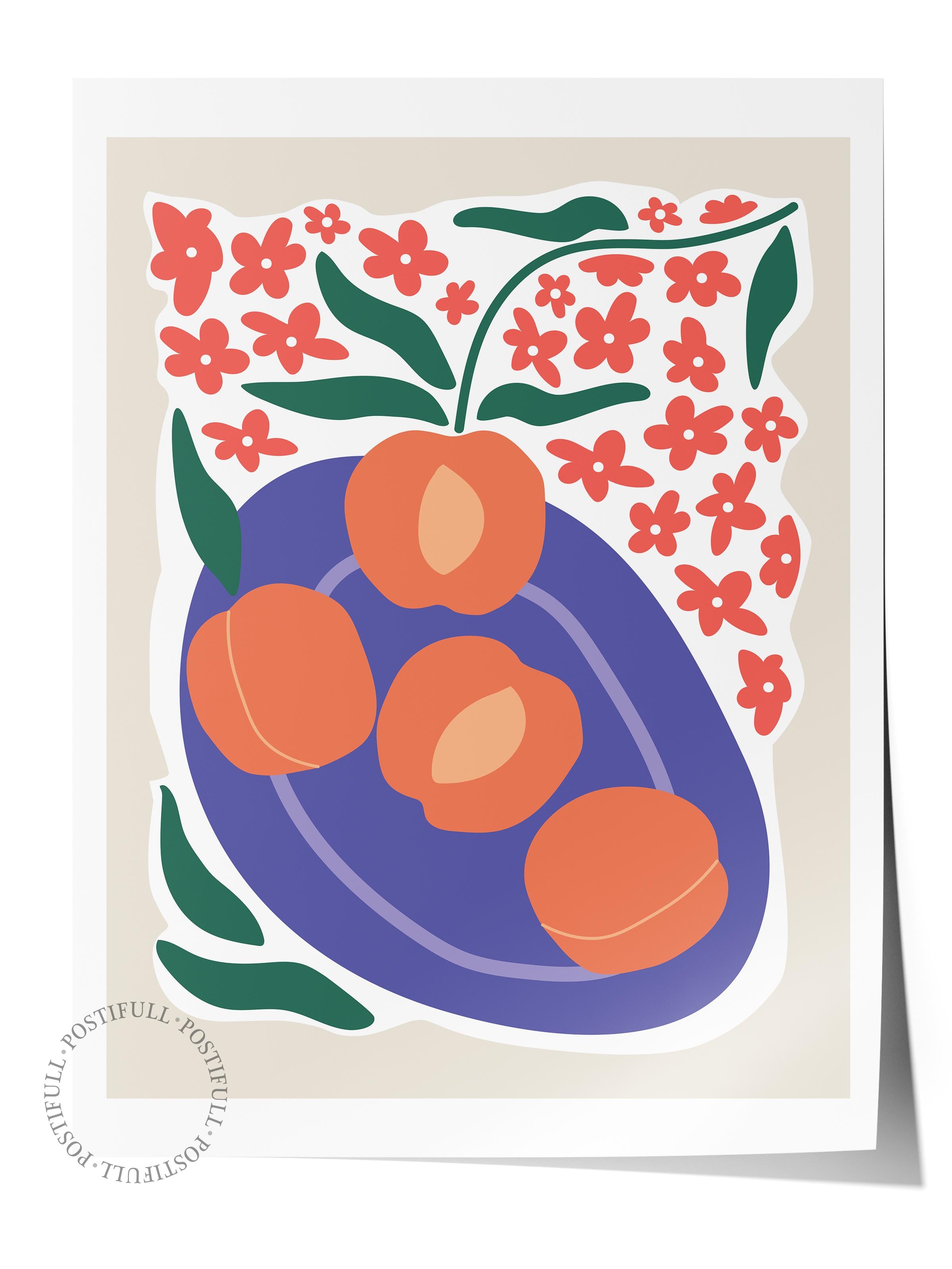 Estetik Duvar Posteri - Estetik Çizim Çerçevesiz Poster - Yatak Odası, Salon, Mutfak Duvar Dekoru