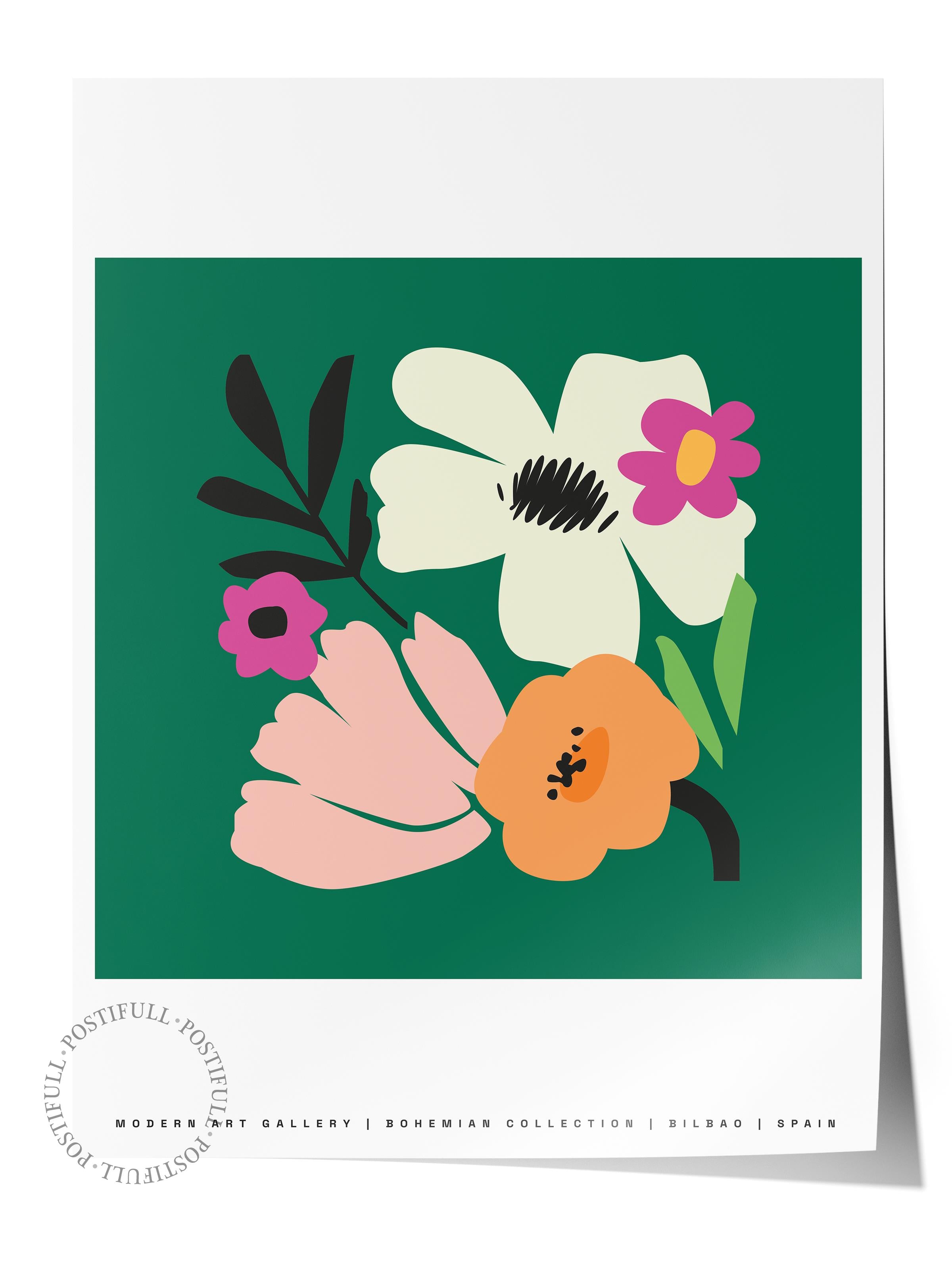 Estetik Duvar Posteri - Estetik Çizim Çerçevesiz Poster - Yatak Odası, Salon, Mutfak Duvar Dekoru