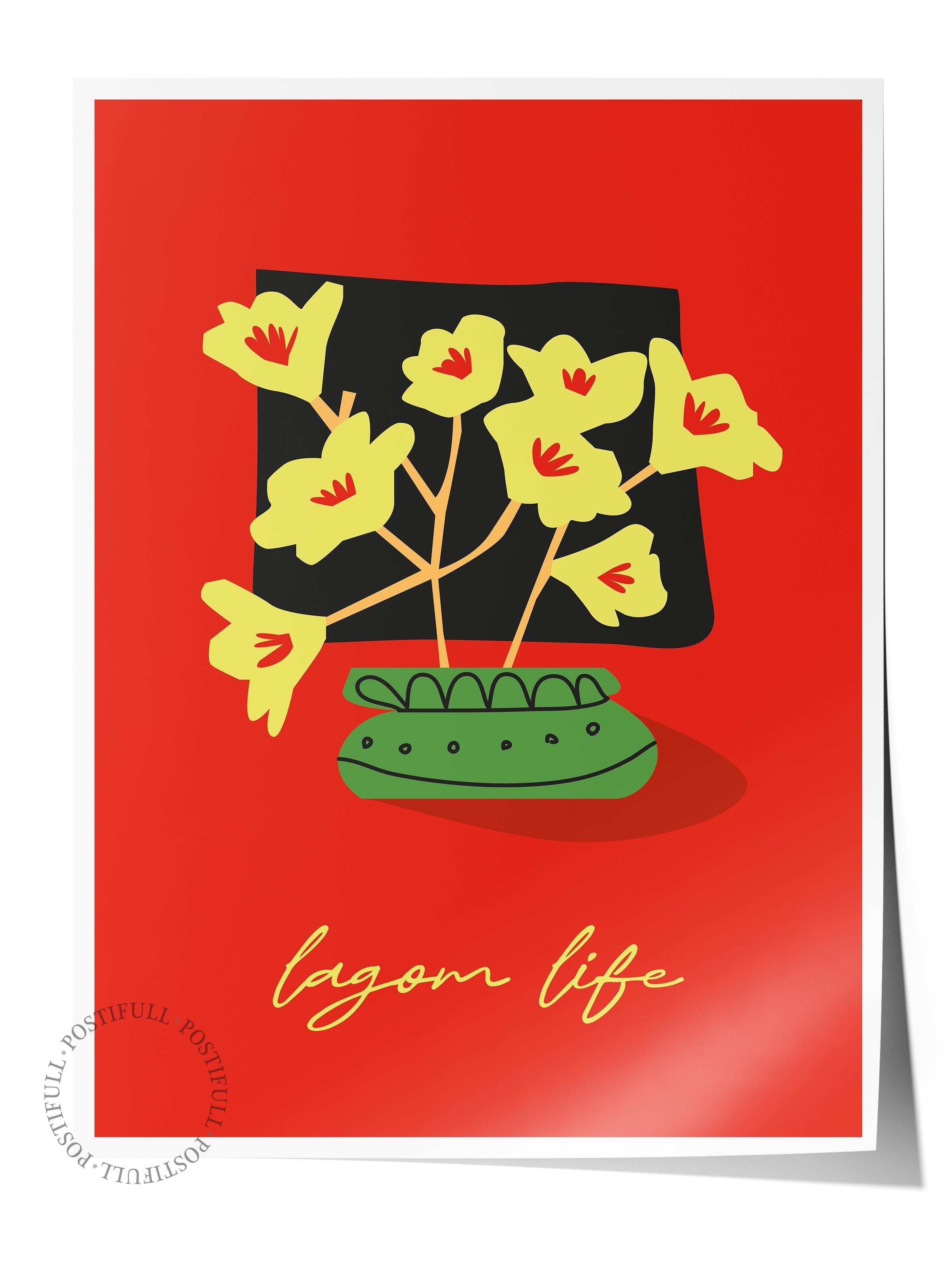 Estetik Duvar Posteri - Estetik Çizim Çerçevesiz Poster - Yatak Odası, Salon, Mutfak Duvar Dekoru