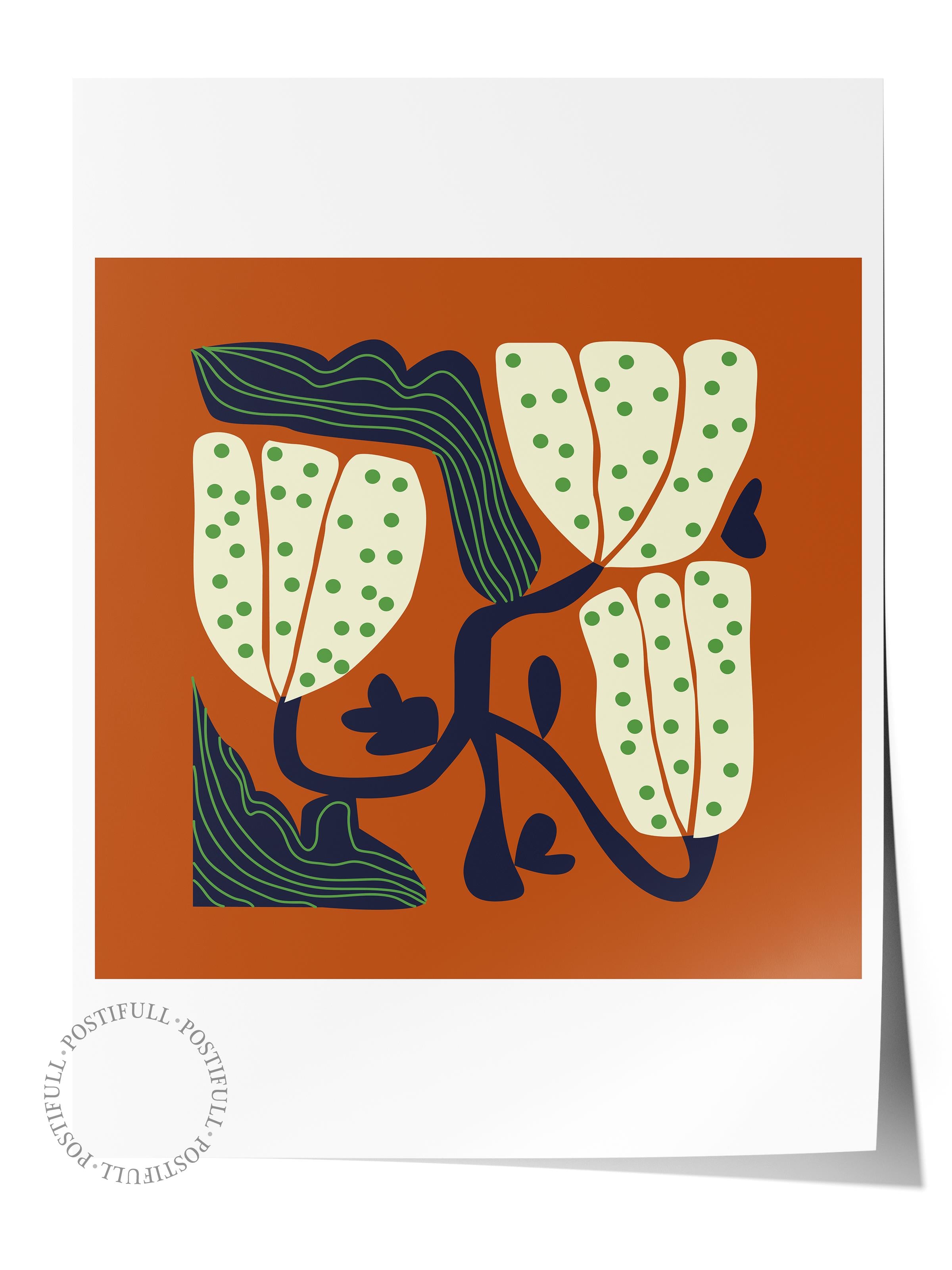 Estetik Duvar Posteri - Estetik Çizim Çerçevesiz Poster - Yatak Odası, Salon, Mutfak Duvar Dekoru