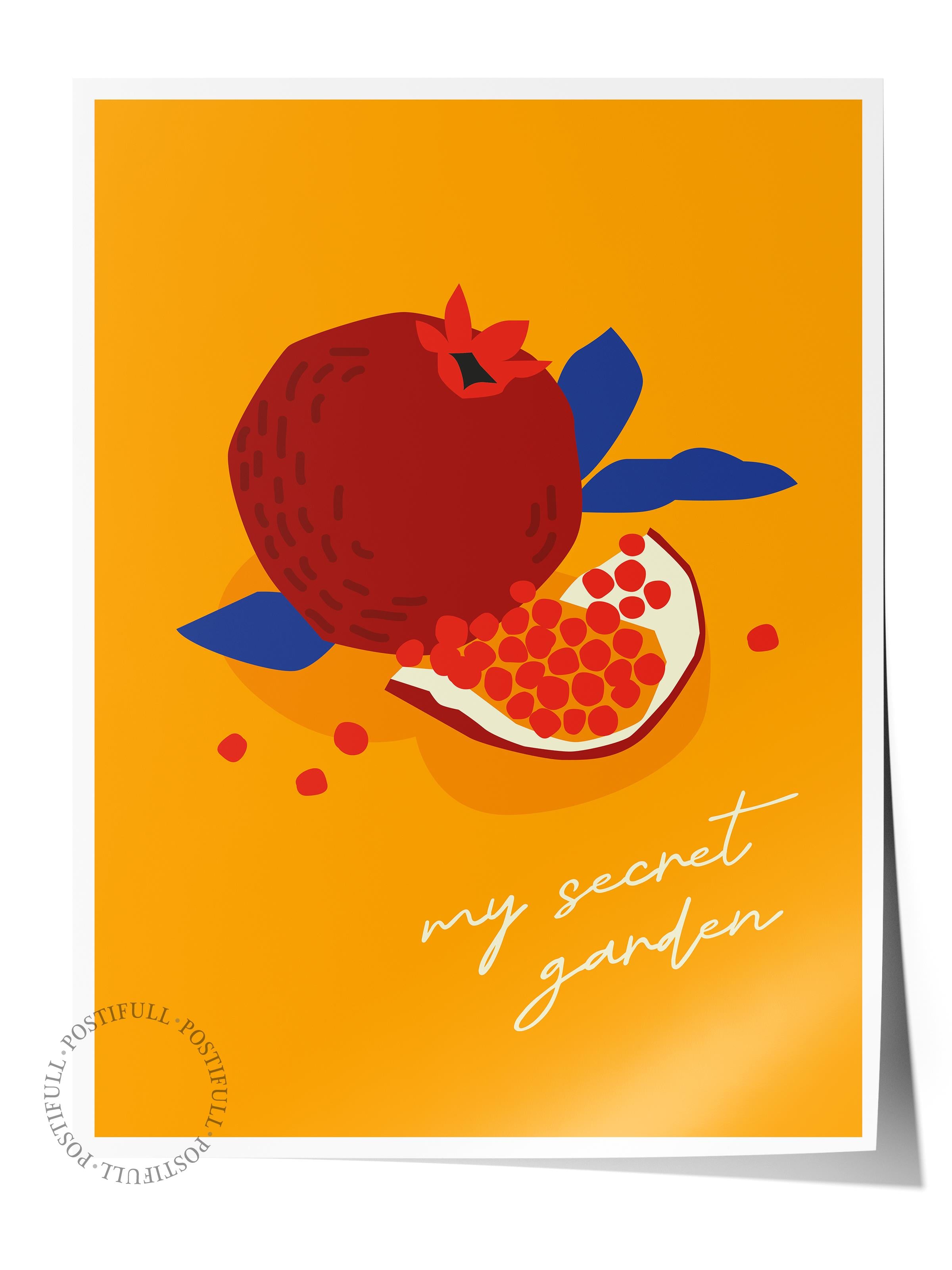 Estetik Duvar Posteri - Estetik Çizim Çerçevesiz Poster - Yatak Odası, Salon, Mutfak Duvar Dekoru