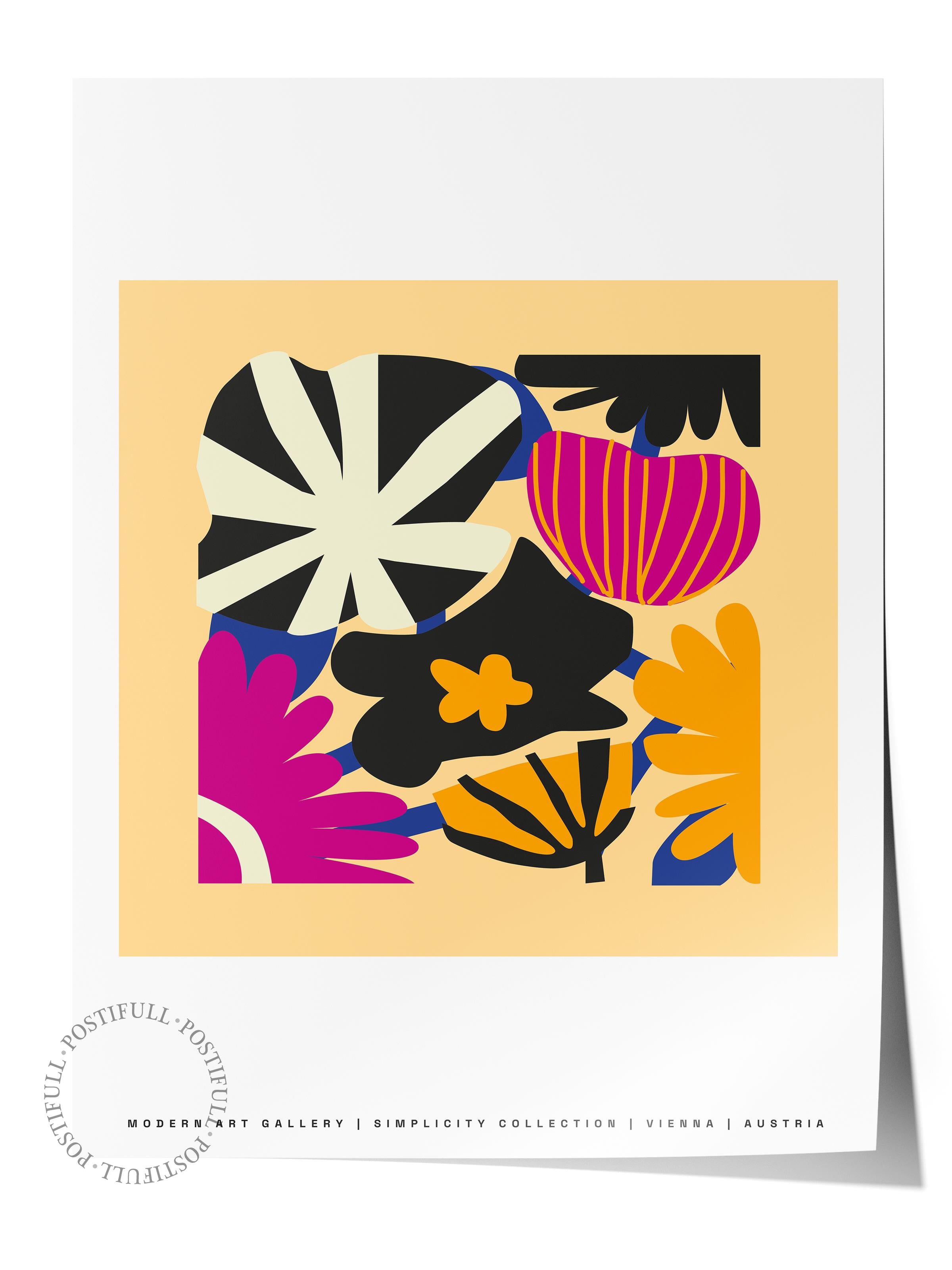 Estetik Duvar Posteri - Estetik Çizim Çerçevesiz Poster - Yatak Odası, Salon, Mutfak Duvar Dekoru