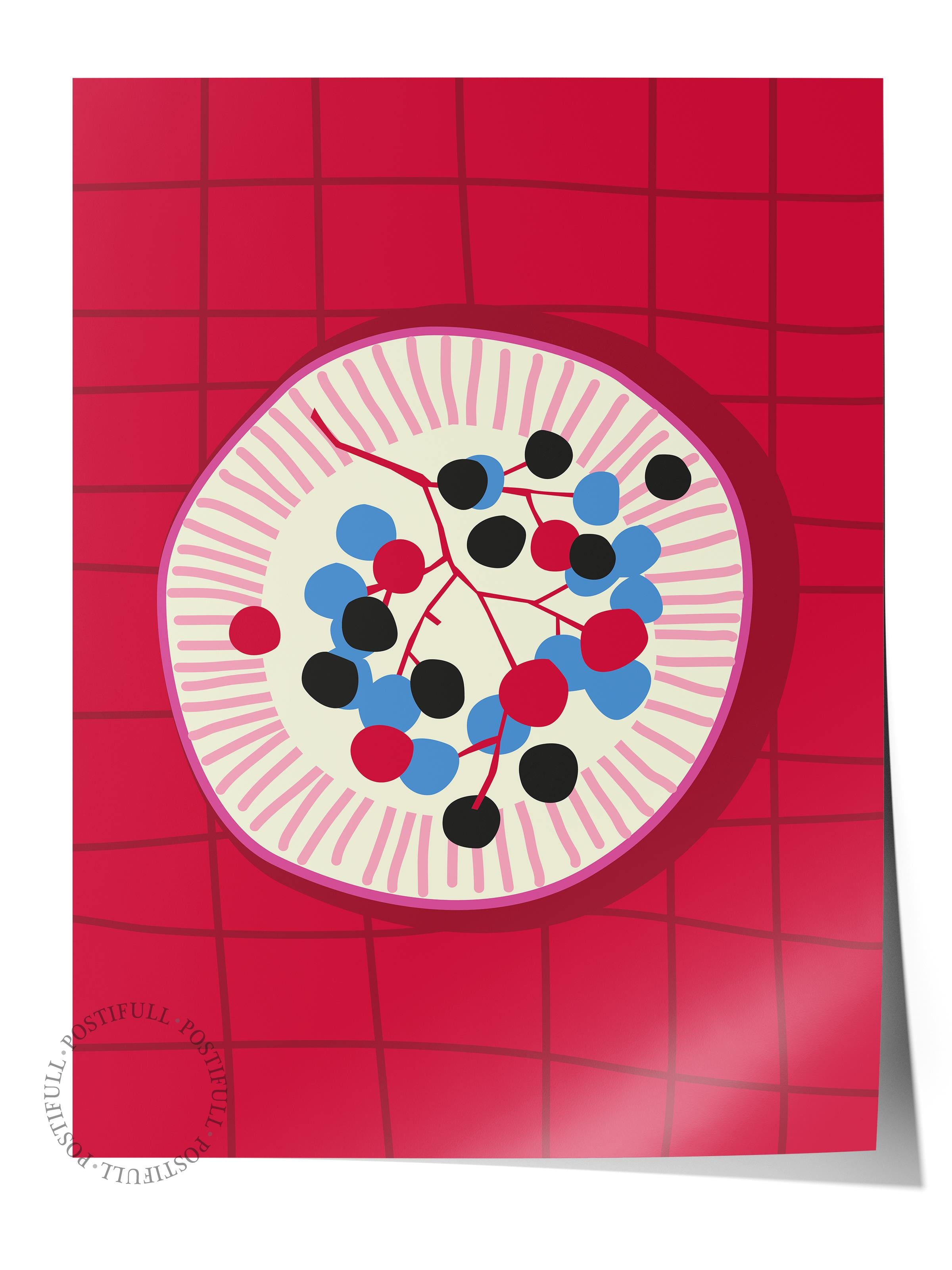 Estetik Duvar Posteri - Estetik Çizim Çerçevesiz Poster - Yatak Odası, Salon, Mutfak Duvar Dekoru