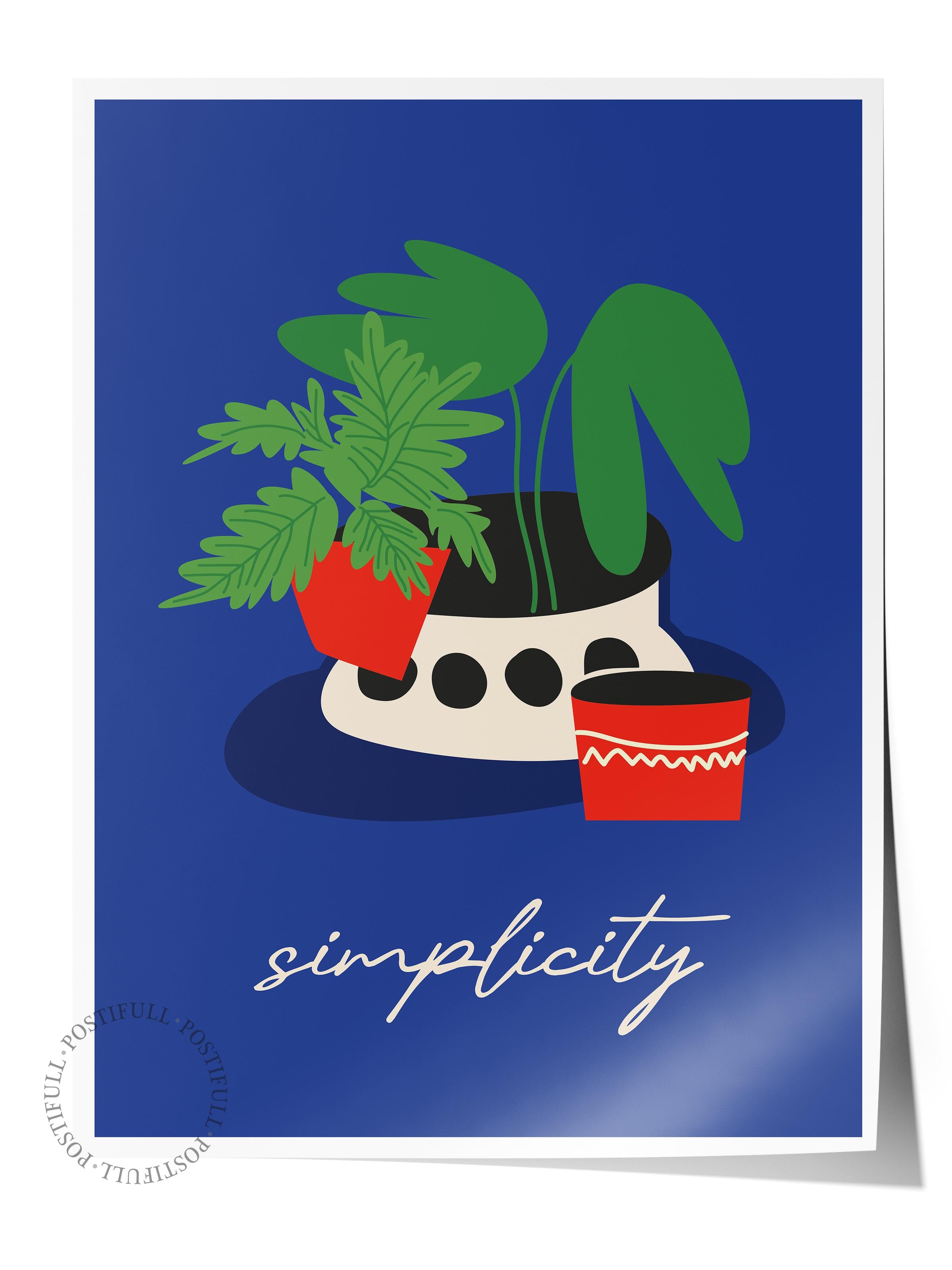 Estetik Duvar Posteri - Estetik Çizim Çerçevesiz Poster - Yatak Odası, Salon, Mutfak Duvar Dekoru