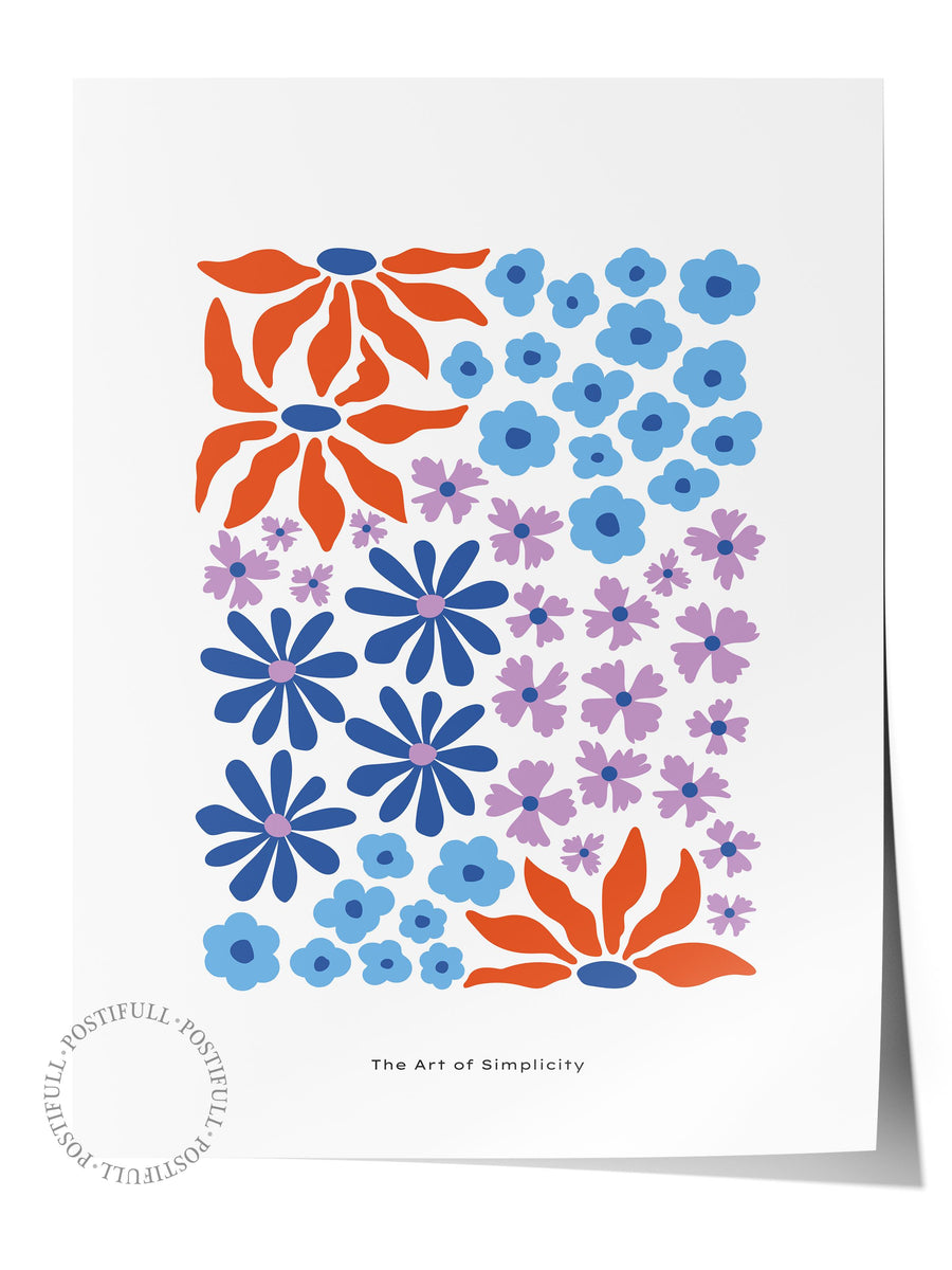 The Art of Simplicity Tropikal İllustrasyon Çerçevesiz Poster