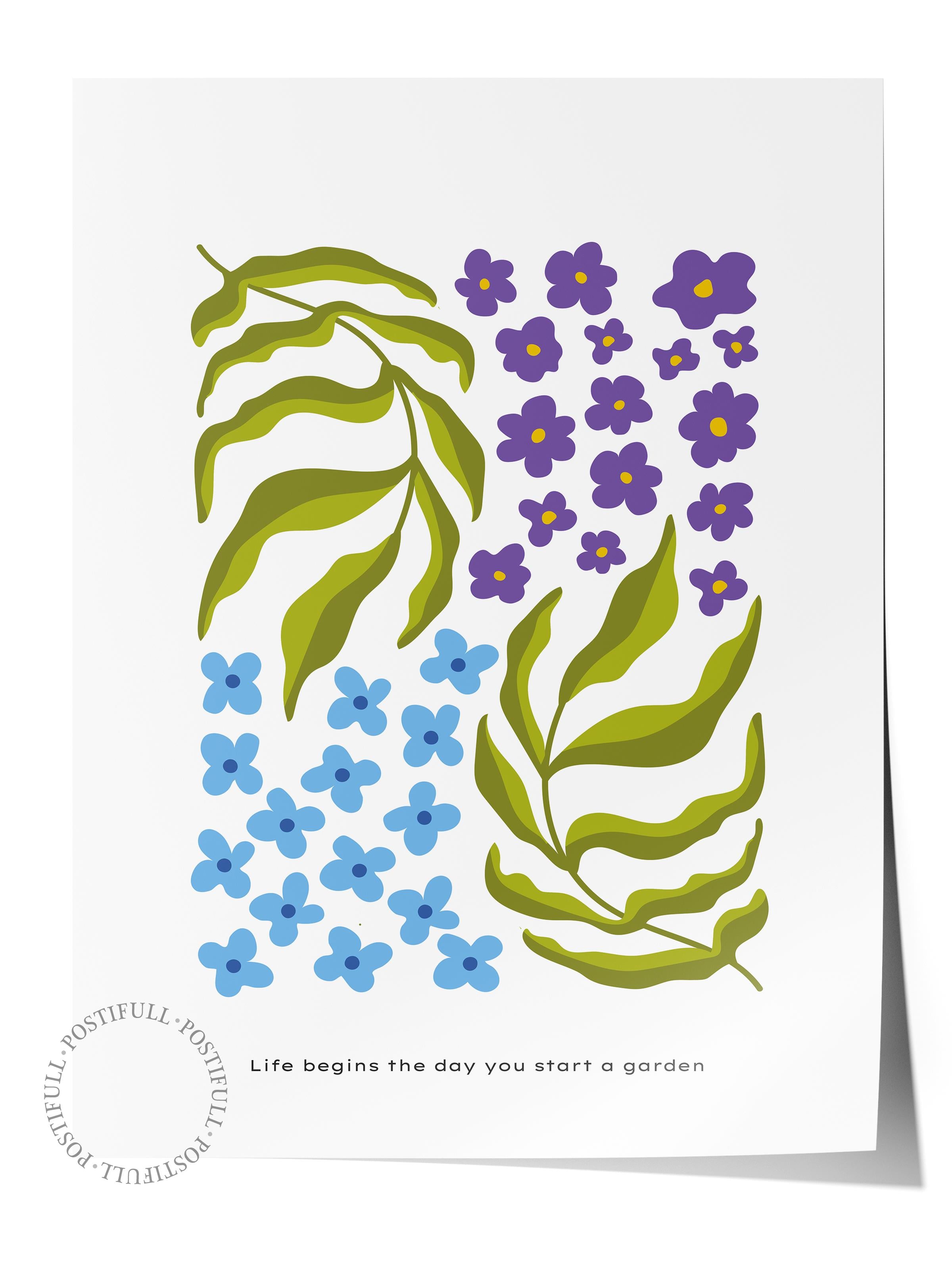 Estetik Duvar Posteri - Estetik Çizim Çerçevesiz Poster - Yatak Odası, Salon, Mutfak Duvar Dekoru