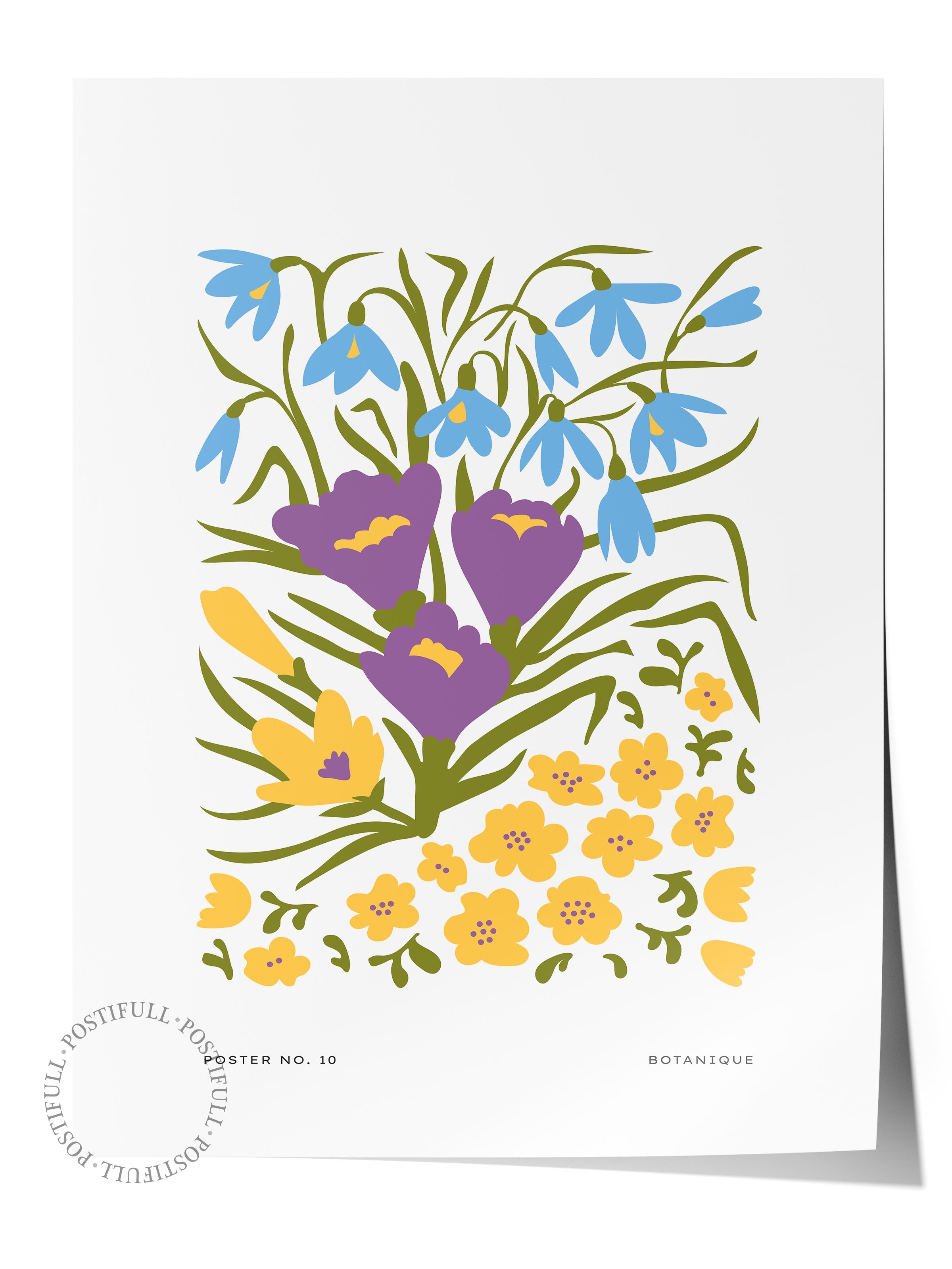 Estetik Duvar Posteri - Estetik Çizim Çerçevesiz Poster - Yatak Odası, Salon, Mutfak Duvar Dekoru