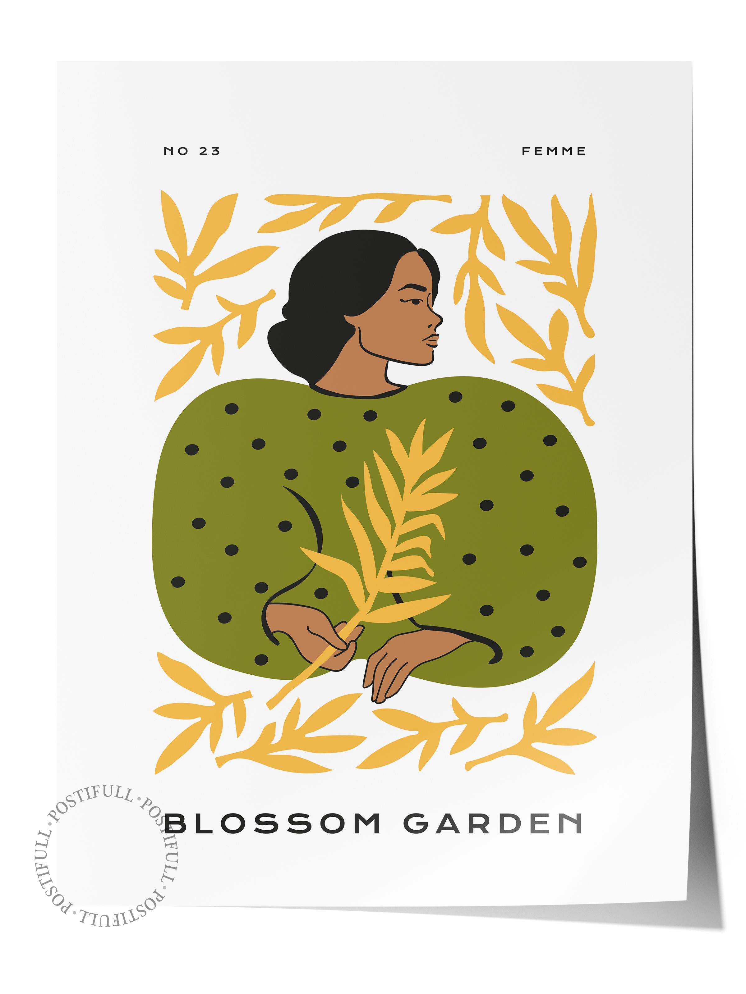 Estetik Duvar Posteri - Estetik Çizim Çerçevesiz Poster - Yatak Odası, Salon, Mutfak Duvar Dekoru