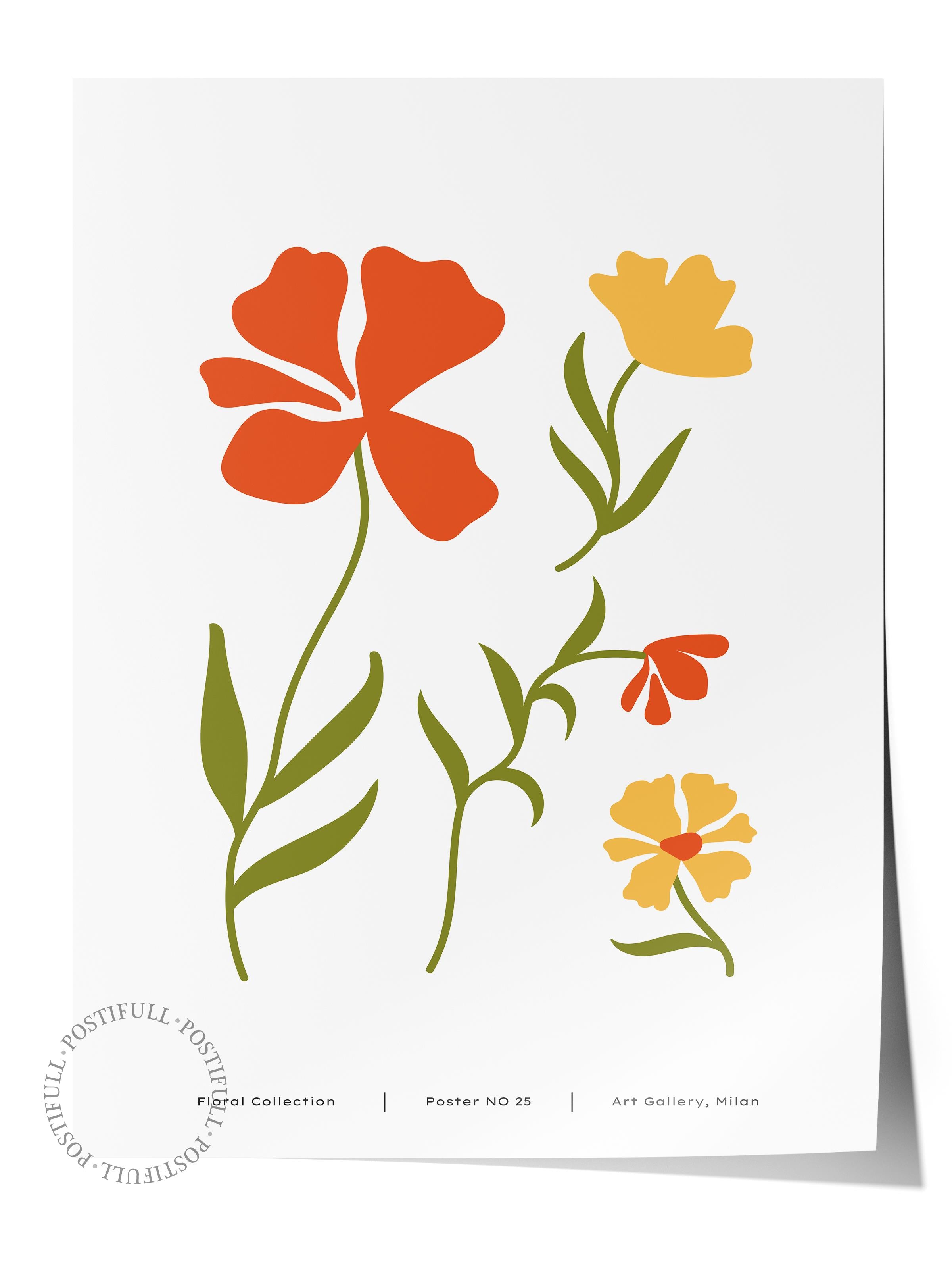 Estetik Duvar Posteri - Estetik Çizim Çerçevesiz Poster - Yatak Odası, Salon, Mutfak Duvar Dekoru